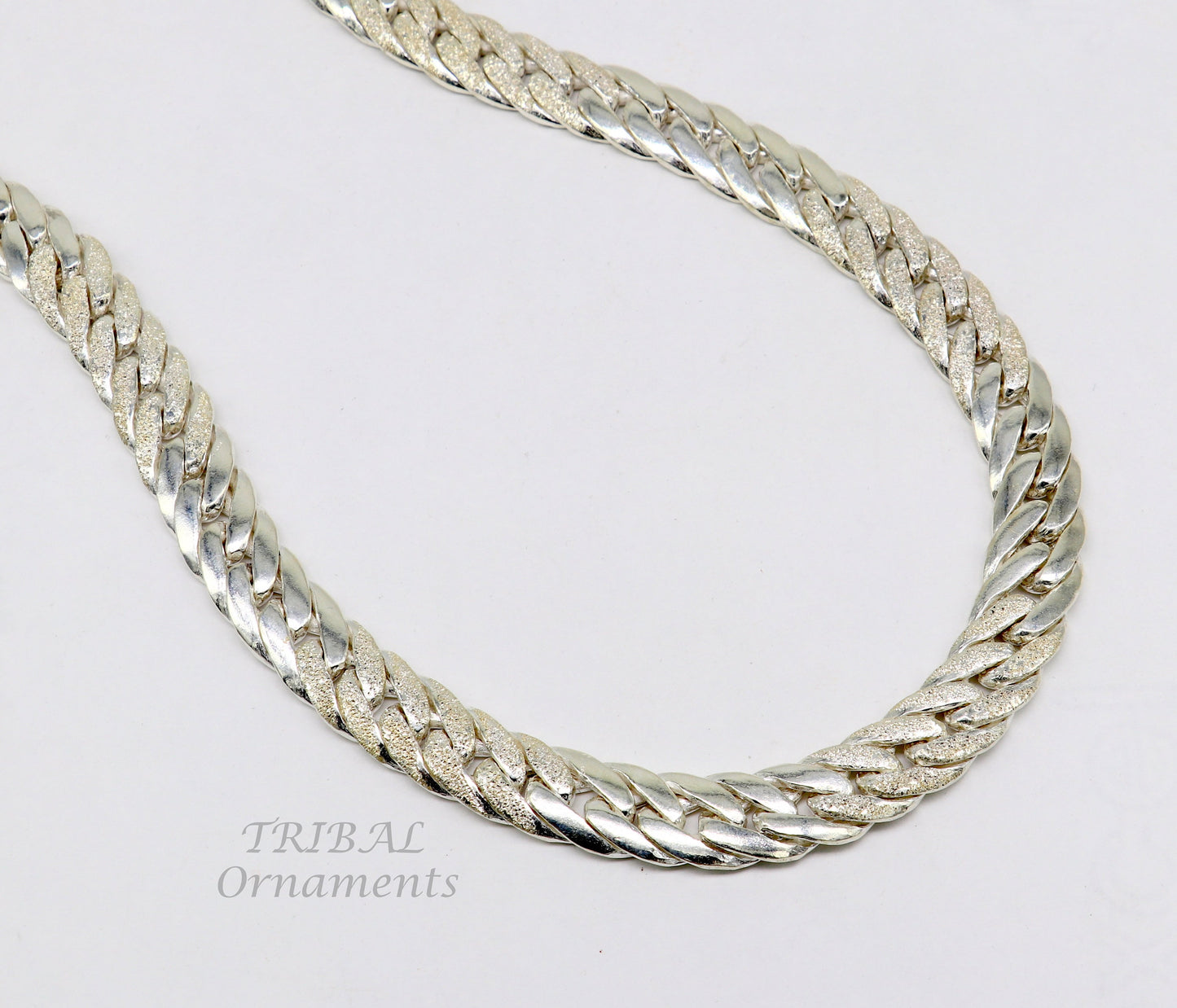 925 sterling silver handmade 12mm vintage design Custom Cuban curb link chain, solid heavy necklace chain for men's gifting jewelry ch194 - TRIBAL ORNAMENTS