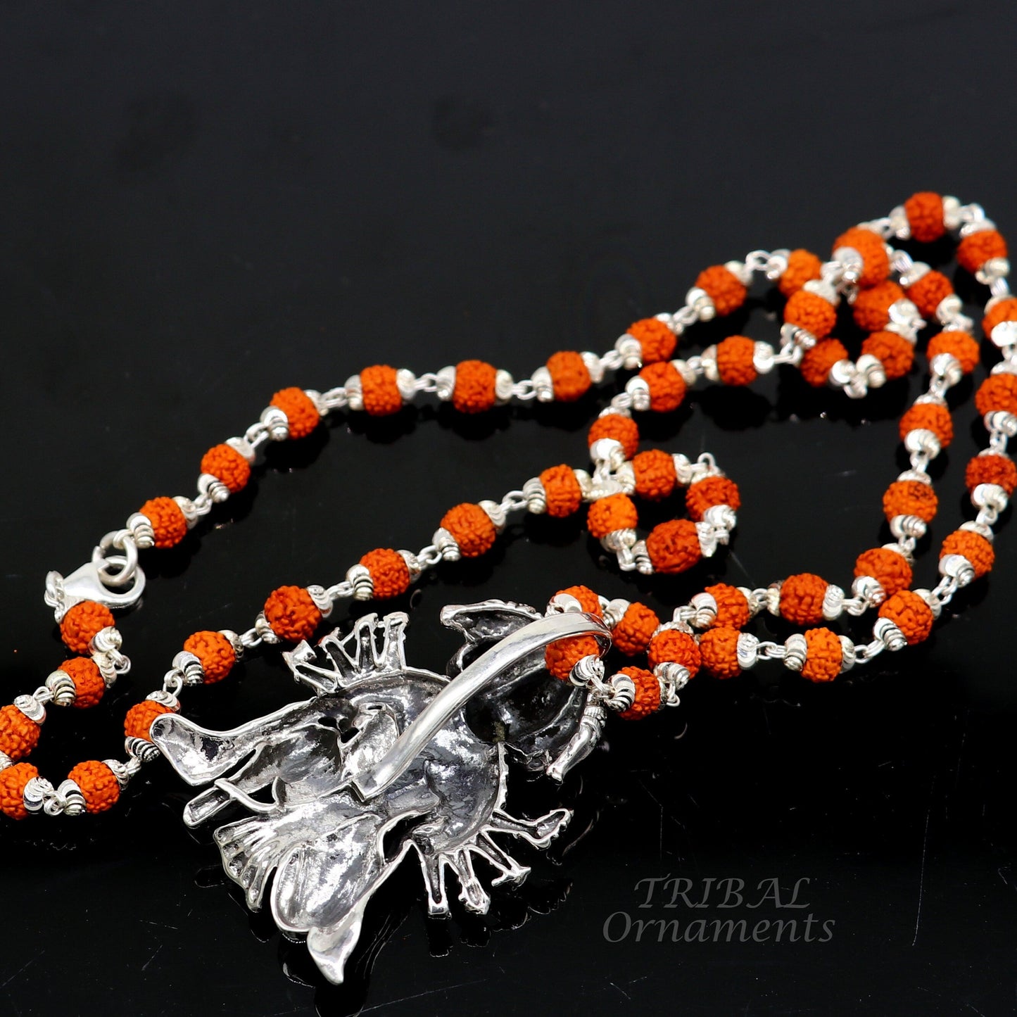 925 sterling silver handmade Divine Lord Panch mukhi Hanumana five face Hanumana pendant, holy pendant protect from negative energy ss0554 - TRIBAL ORNAMENTS