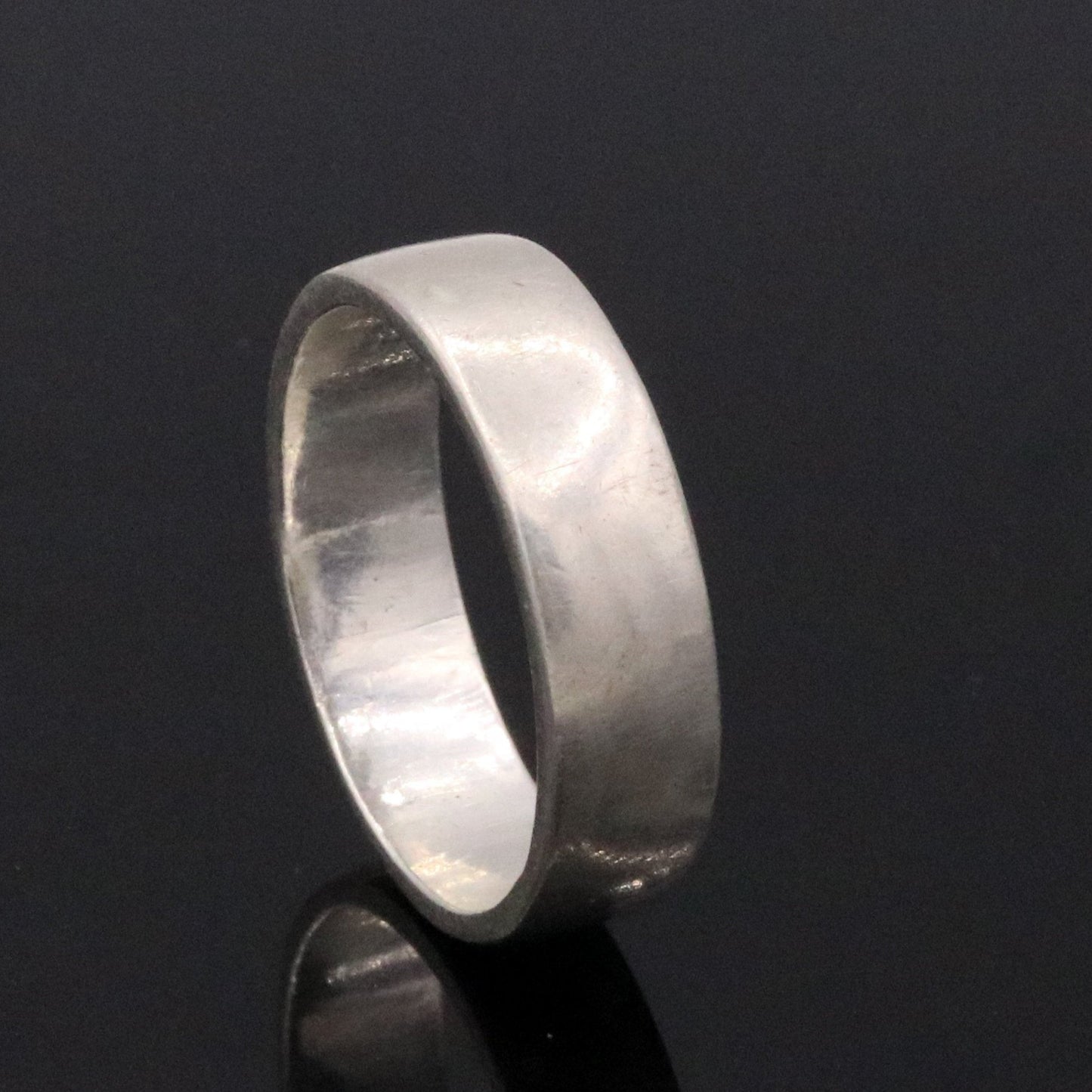 925 solid sterling silver plain Ring band fabulous unisex engagement wedding gifting jewelry form rajasthan India sr50 - TRIBAL ORNAMENTS