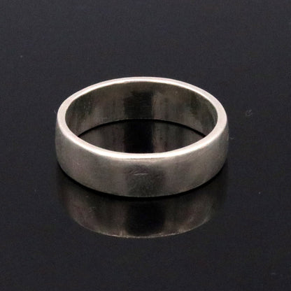 925 solid sterling silver plain Ring band fabulous unisex engagement wedding gifting jewelry form rajasthan India sr50 - TRIBAL ORNAMENTS