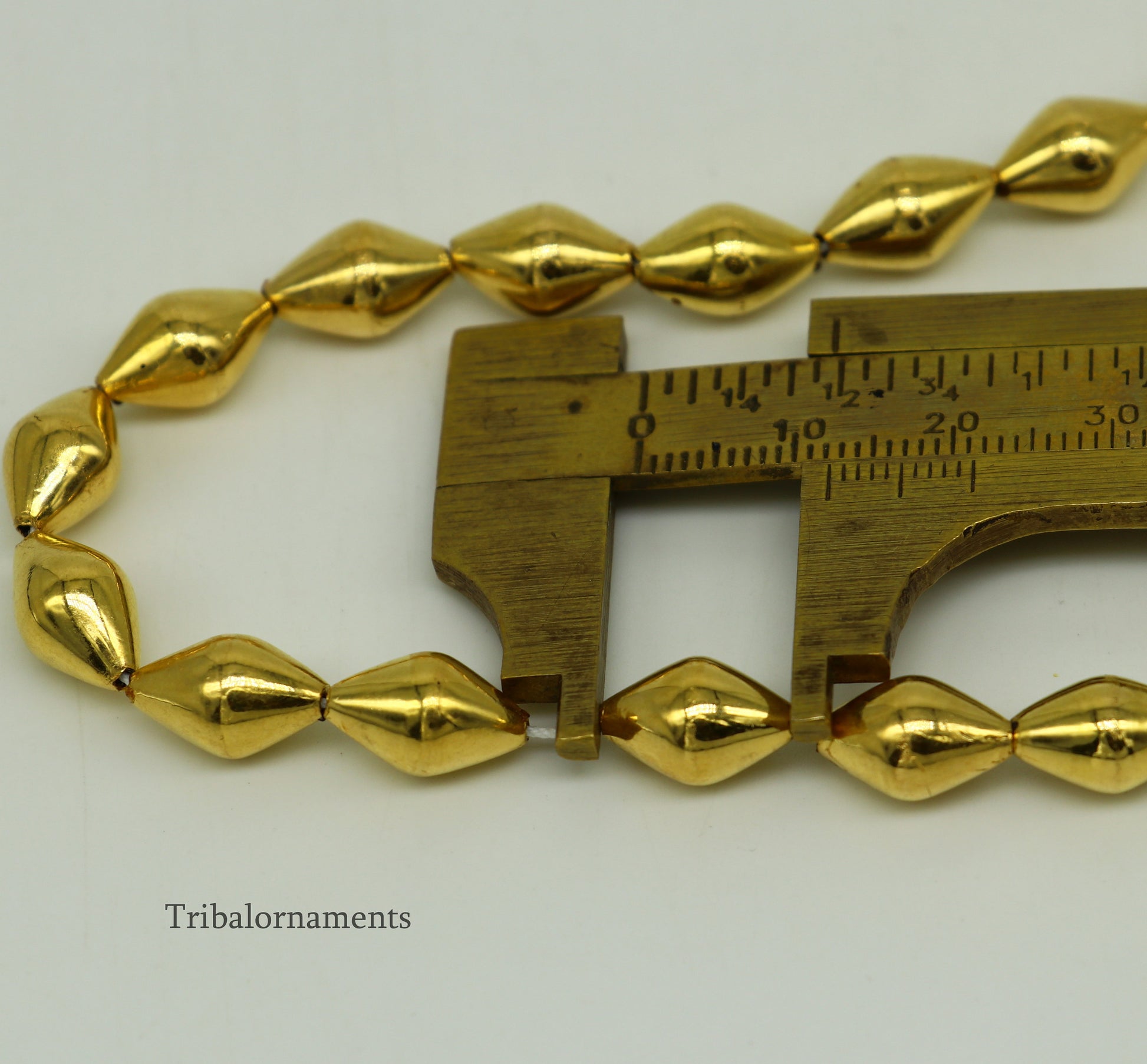 lot 10 pc 5mm 6mm/ 7 mm 22K yellow gold handmade Dholki loose beads to make new custom jewelry, best traditional jewelry making beads BD028 - TRIBAL ORNAMENTS