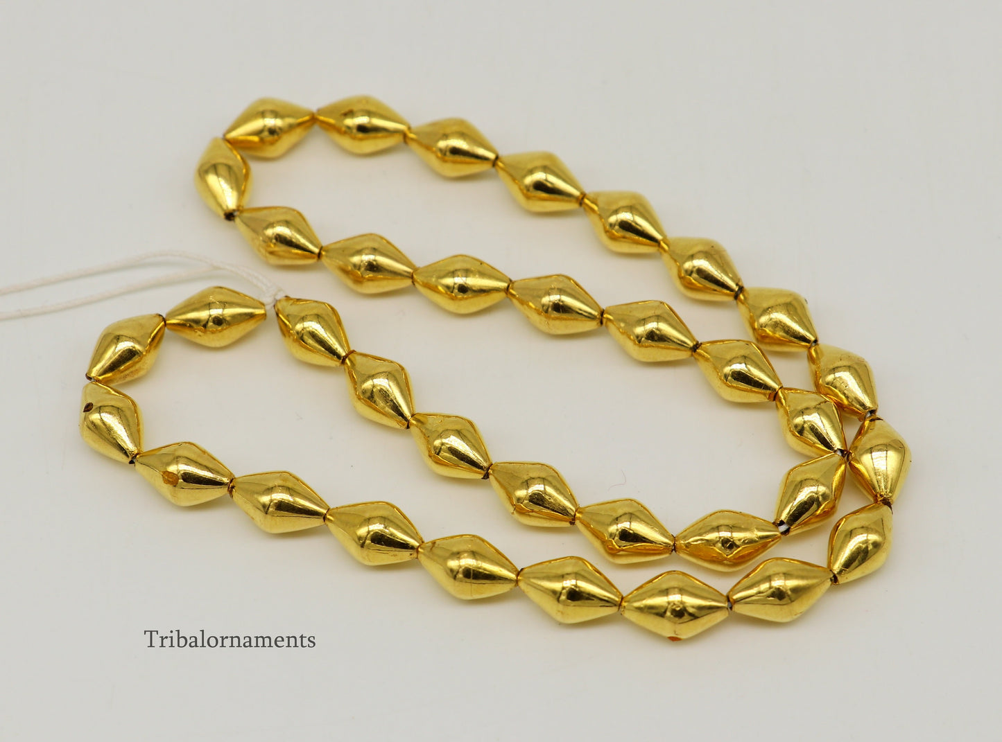 lot 10 pc 5mm 6mm/ 7 mm 22K yellow gold handmade Dholki loose beads to make new custom jewelry, best traditional jewelry making beads BD028 - TRIBAL ORNAMENTS