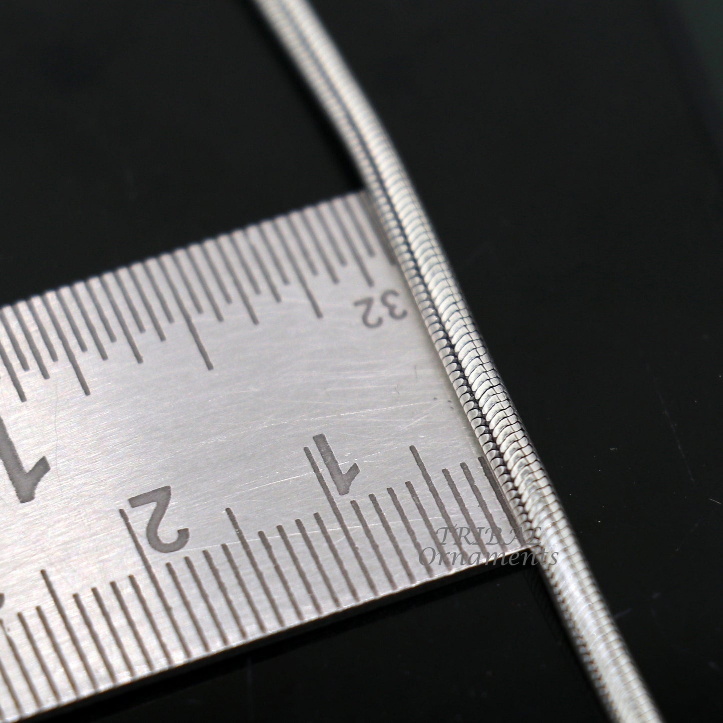 2mm 925 sterling silver handmade amazing snake chain flexible unisex bracelet vintage style jewelry from Rajasthan india sbr414 - TRIBAL ORNAMENTS