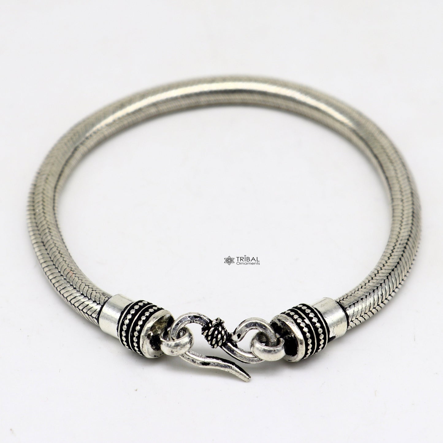 6MM Solid 925 sterling silver handmade amazing snake chain flexible unisex bracelet jewelry elegant custom wrist belt bracelet india sbr680 - TRIBAL ORNAMENTS