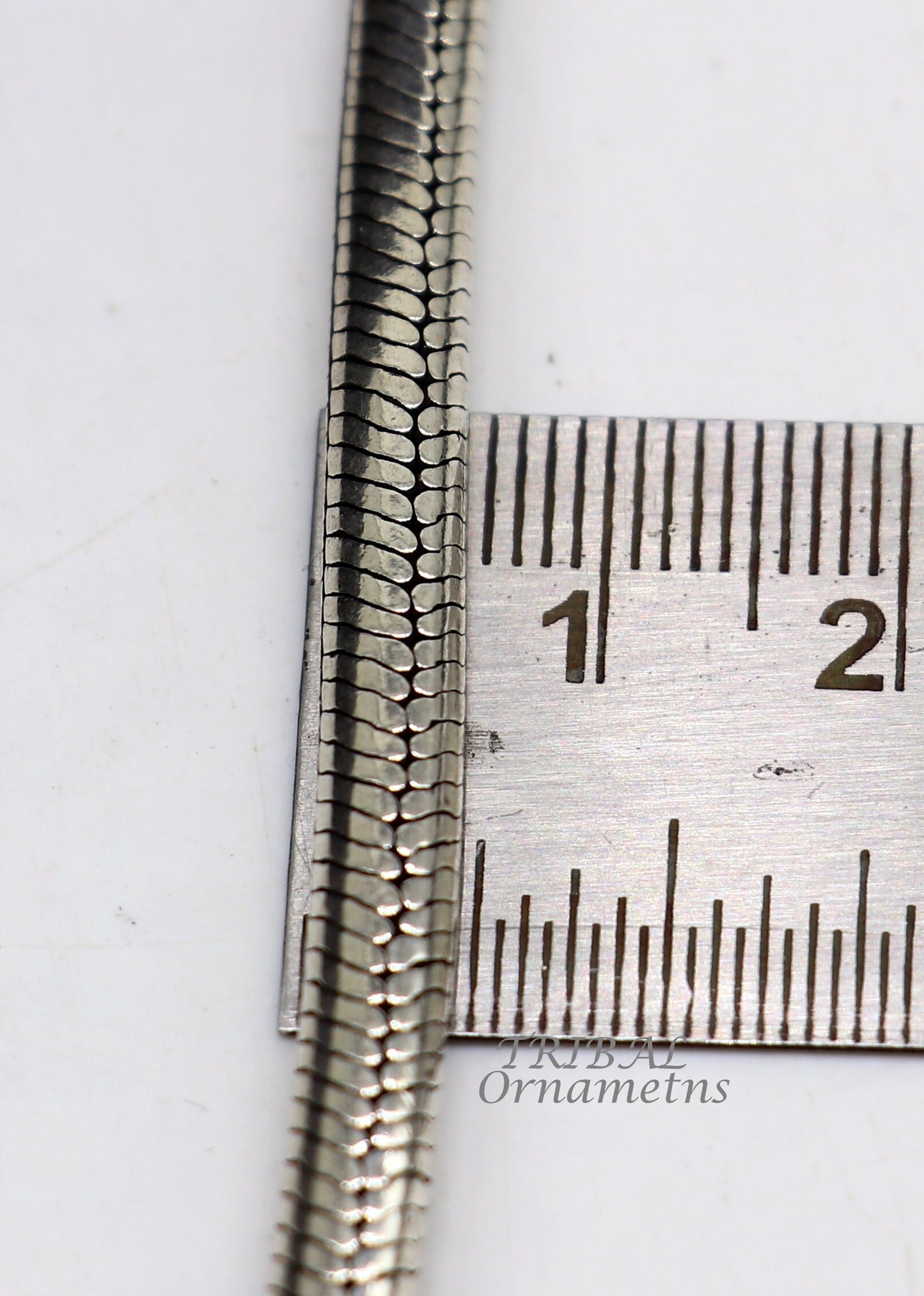 7.5" to 9" Vintage design pure 925 sterling silver handmade amazing snake chain flexible unisex bracelet jewelry from Rajasthan india sbr446 - TRIBAL ORNAMENTS