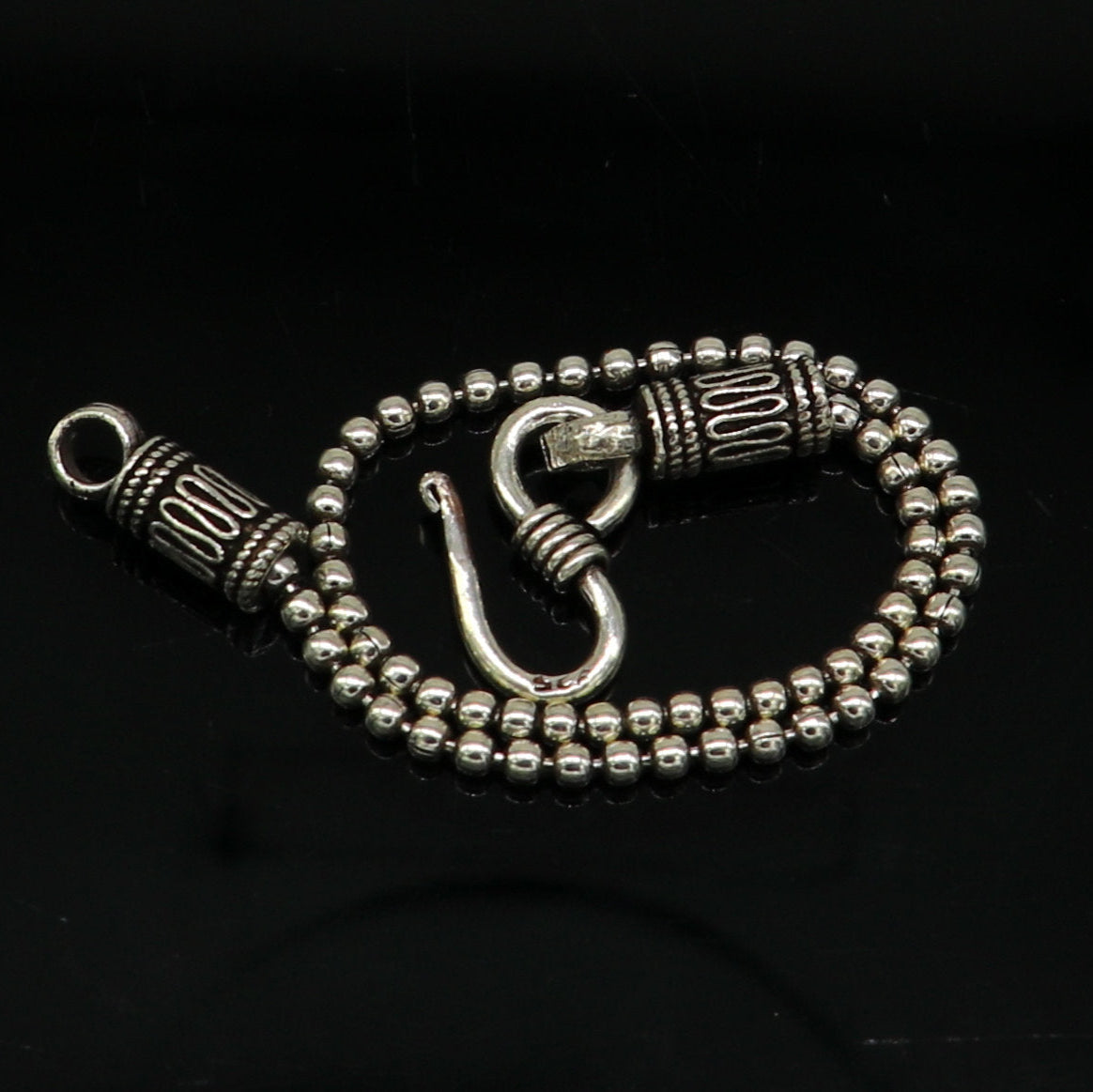 925 sterling silver customized design beaded bracelet, excellent girl's bracelet best gifting jewelry stylish unique jewelry nsbr254 - TRIBAL ORNAMENTS