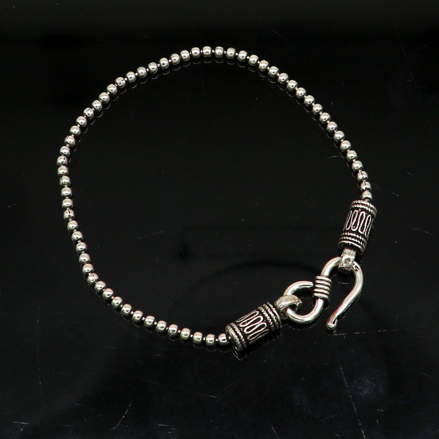 925 sterling silver customized design beaded bracelet, excellent girl's bracelet best gifting jewelry stylish unique jewelry nsbr254 - TRIBAL ORNAMENTS