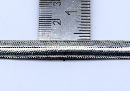 9MM 925 sterling silver handmade amazing snake chain flexible unisex D shape half round bracelet elegant wrist belt bracelet india sbr476 - TRIBAL ORNAMENTS