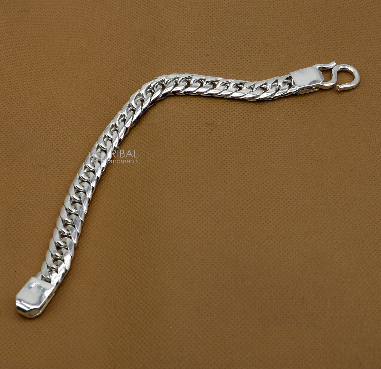 10mm 925 sterling silver handmade unique customized design heavy men's bracelet, Amazing oxidized personalized gifting royal jewelry sbr725 - TRIBAL ORNAMENTS