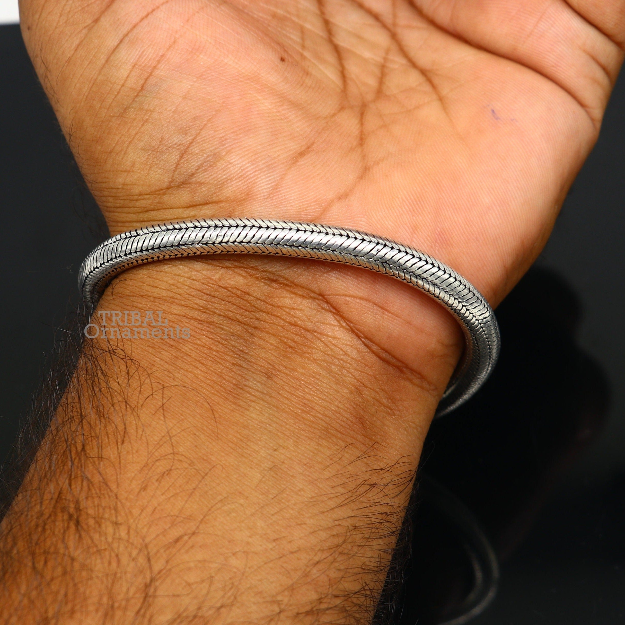 925 sterling silver amazing snake chain flexible unisex bracelet
