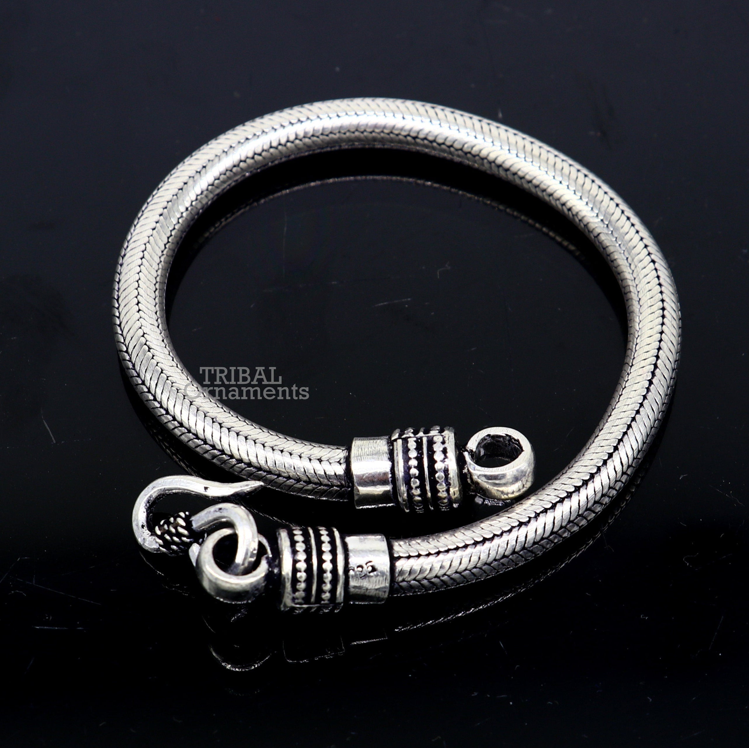 925 sterling silver amazing snake chain flexible unisex bracelet