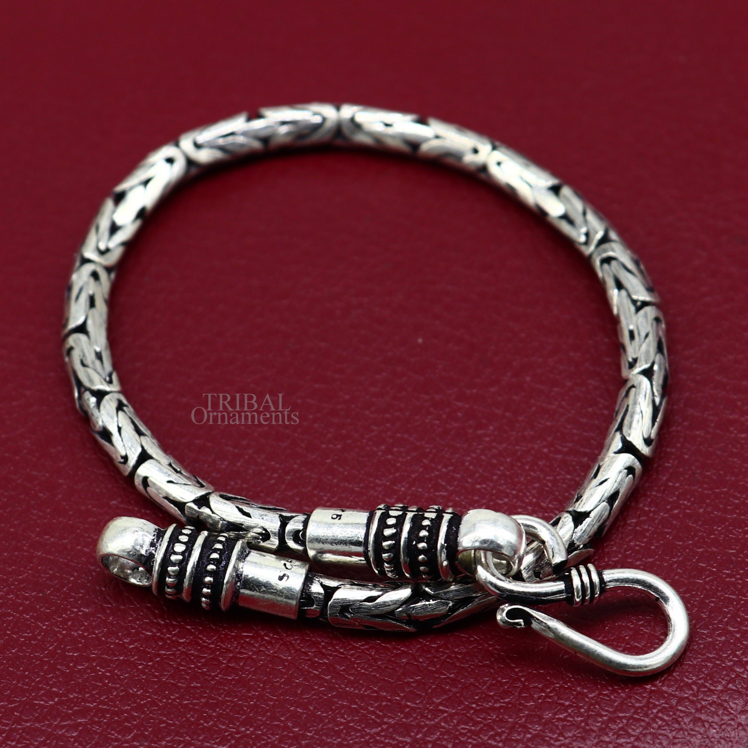 All size 4MM vintage style handmade solid 925 sterling silver