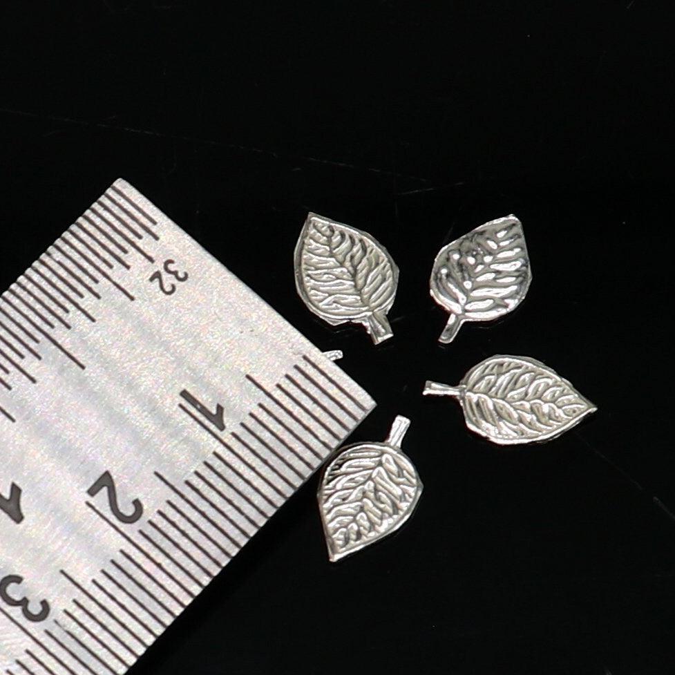 1.8cm 925 sterling silver handmade small betel leaf Paan leaf for worshipping offered to Lord Vishnu, Goddesses Laxmi and Lord Ganesh su1104 - TRIBAL ORNAMENTS