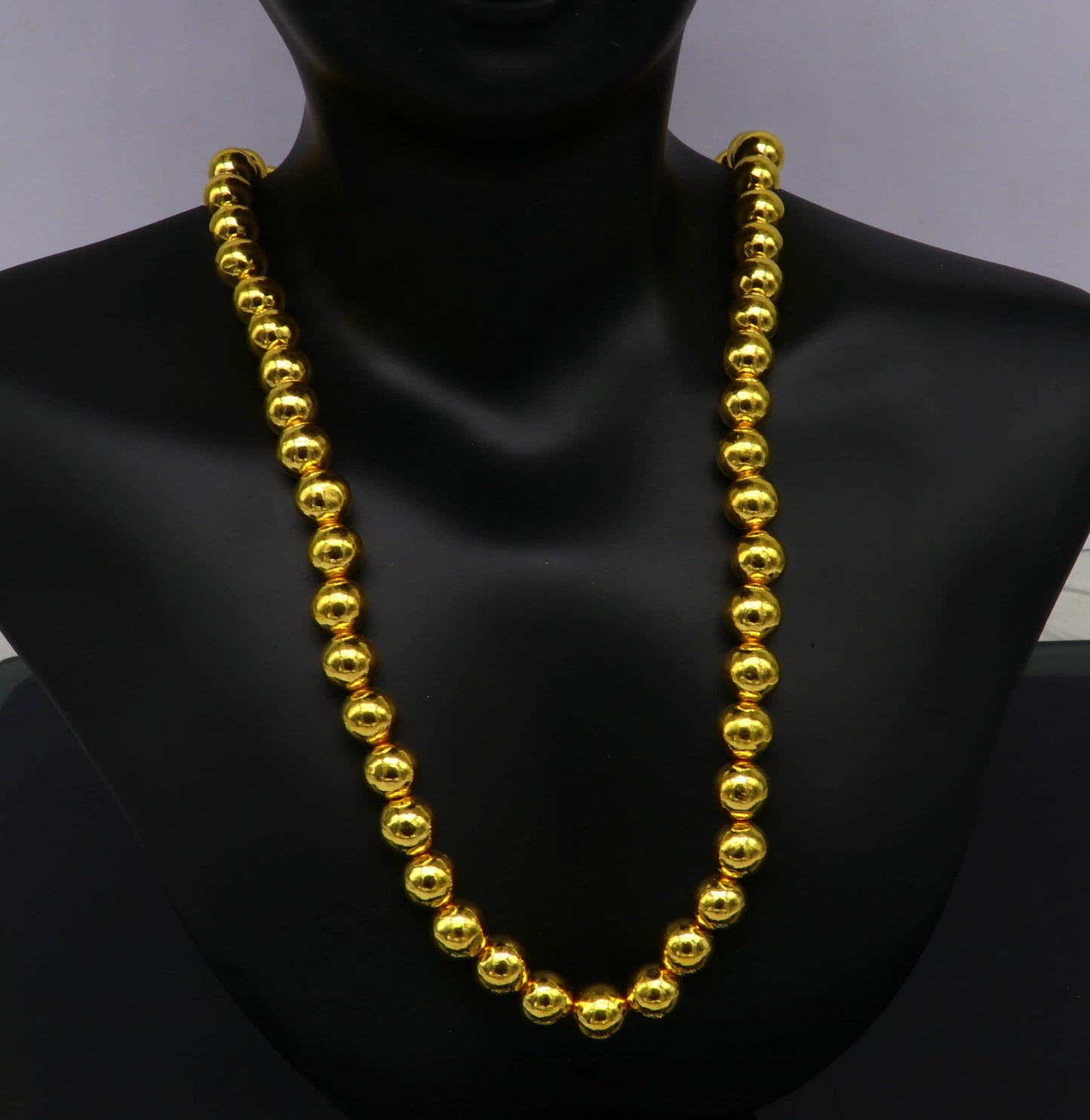 10 pieces 22kt yellow gold handmade 7 mm beads, loose beads, jewelry findings for customize jewelry, excellent wax beads findings BD029 - TRIBAL ORNAMENTS