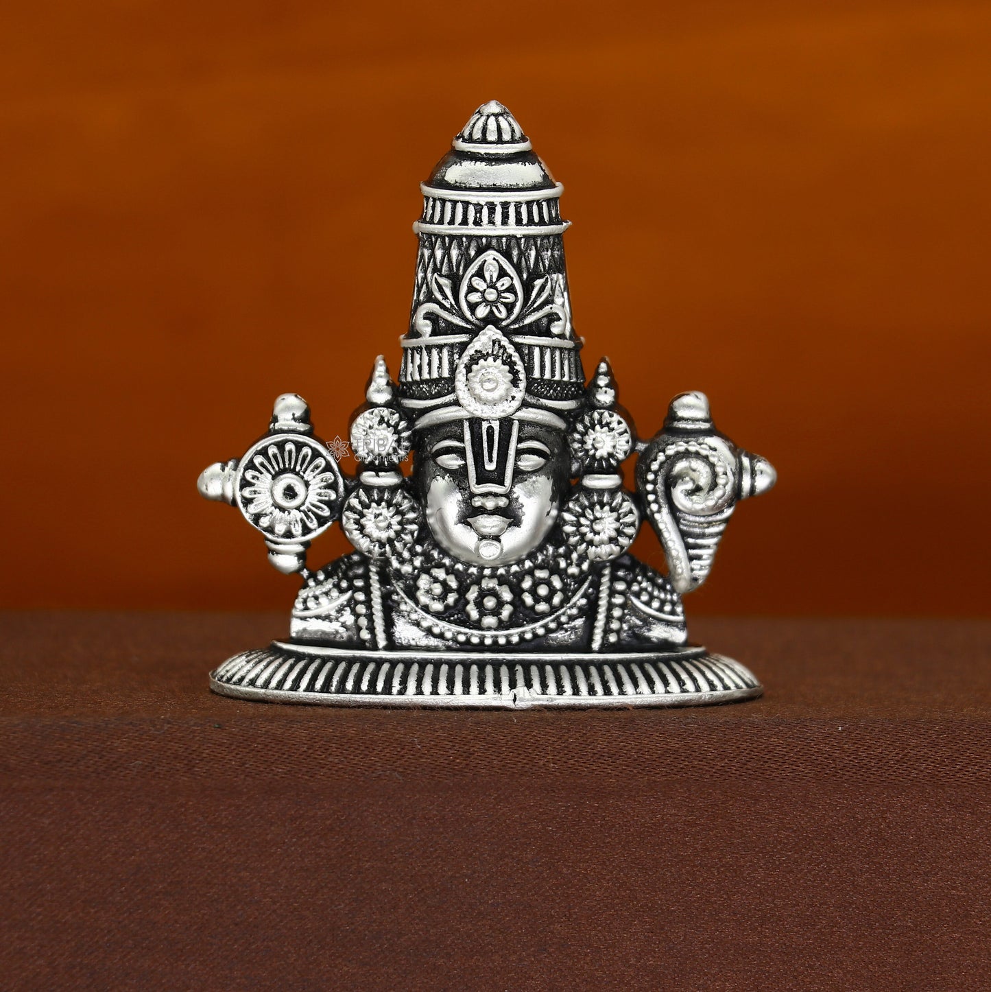 2" 925 sterling silver stylish divine Venkateswara swamy idol tirupati balaji statue sculpture figurine amazing crafted statue gift art697 - TRIBAL ORNAMENTS