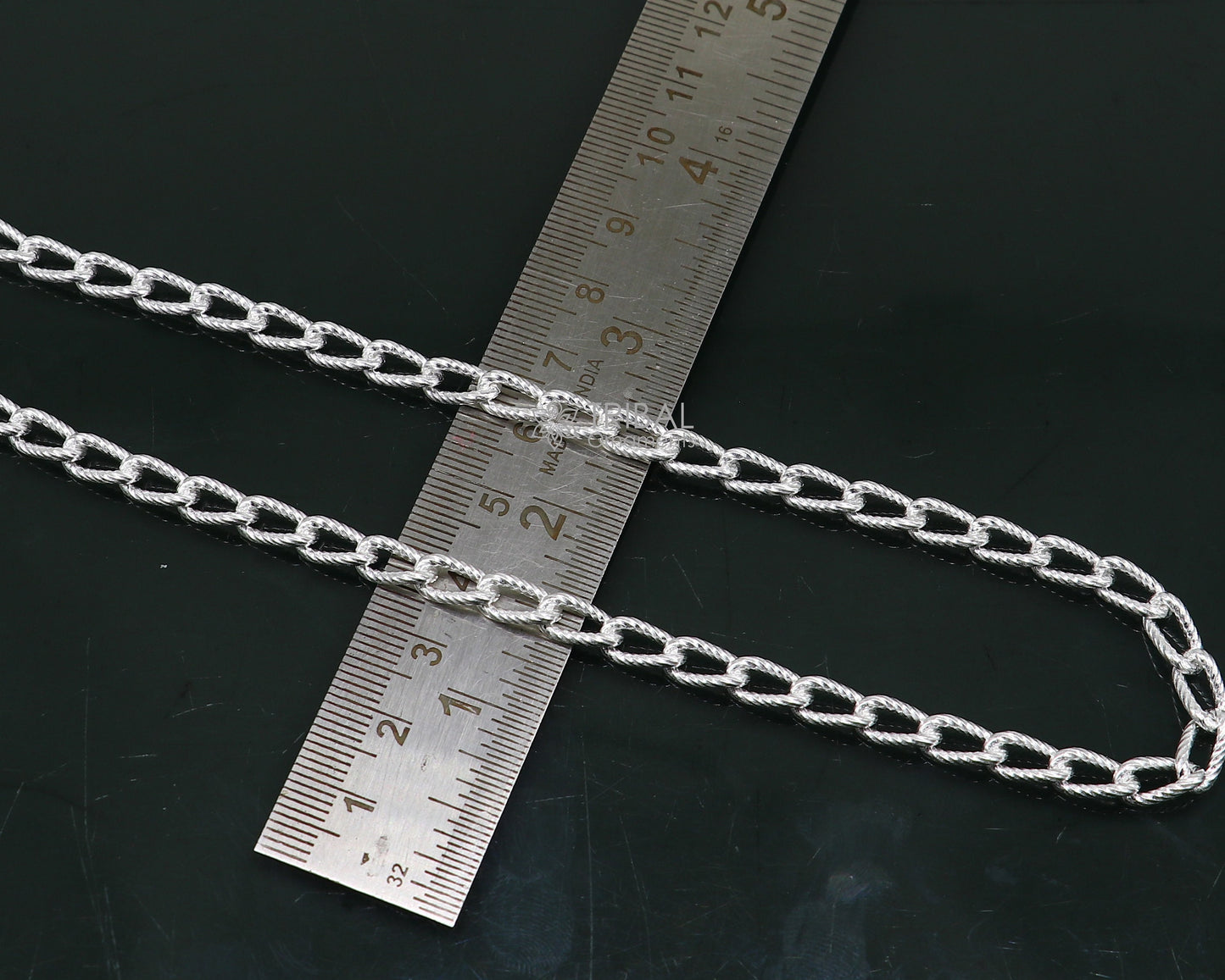 20" 5 mm 925 sterling silver handmade amazing unique trendy style chain necklace excellent gifting jewelry for men's women's chain ch227 - TRIBAL ORNAMENTS