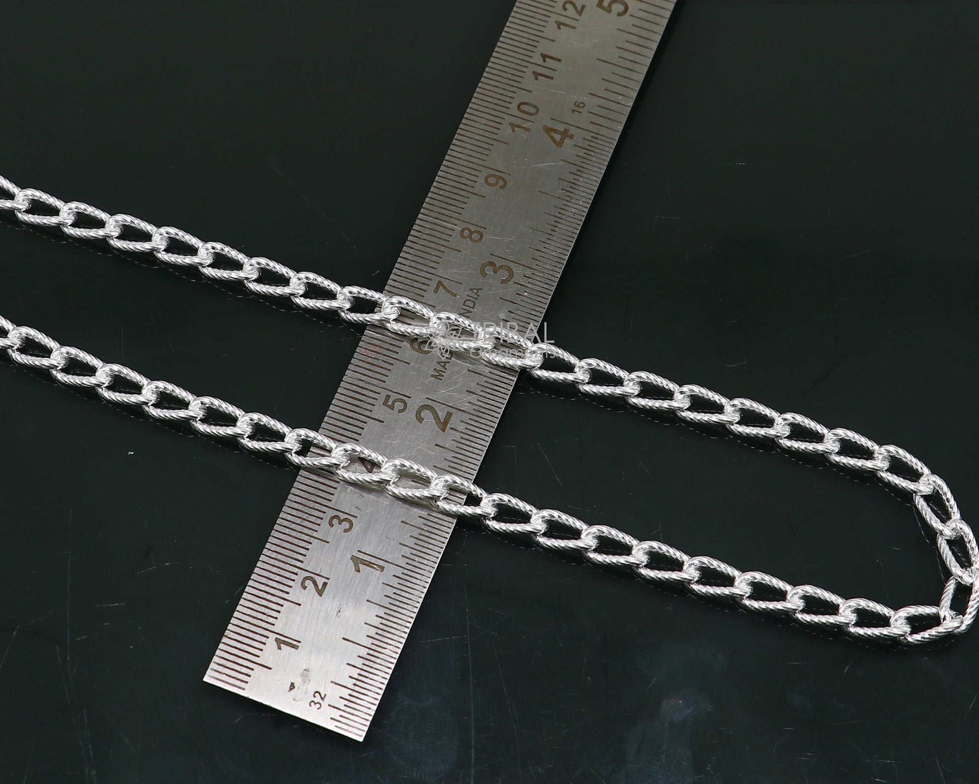 20" 5 mm 925 sterling silver handmade amazing unique trendy style chain necklace excellent gifting jewelry for men's women's chain ch227 - TRIBAL ORNAMENTS