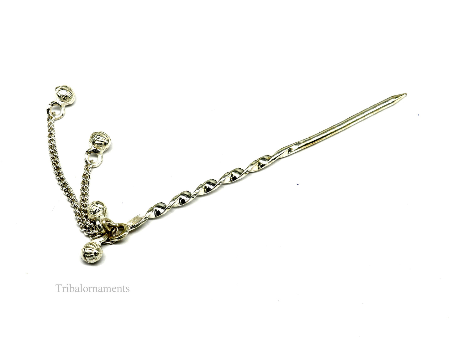 3.5 inches long handmade solid sterling silver eyeliner stick, kajal sticks, surma stick, fabulous brides vintage style gift su394 - TRIBAL ORNAMENTS