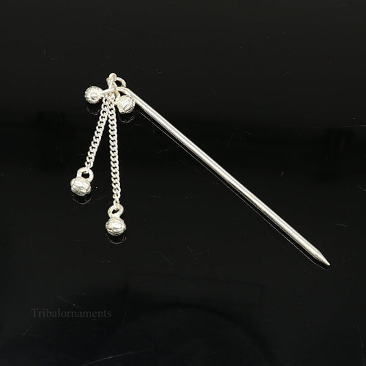 3.5 inches long handmade solid sterling silver eyeliner stick, kajal sticks, surma stick, fabulous brides vintage style gift su395 - TRIBAL ORNAMENTS