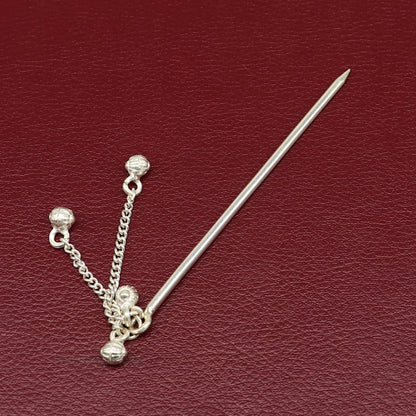 3.5 inches long handmade solid sterling silver eyeliner stick, kajal sticks, surma stick, fabulous brides vintage style gift su395 - TRIBAL ORNAMENTS