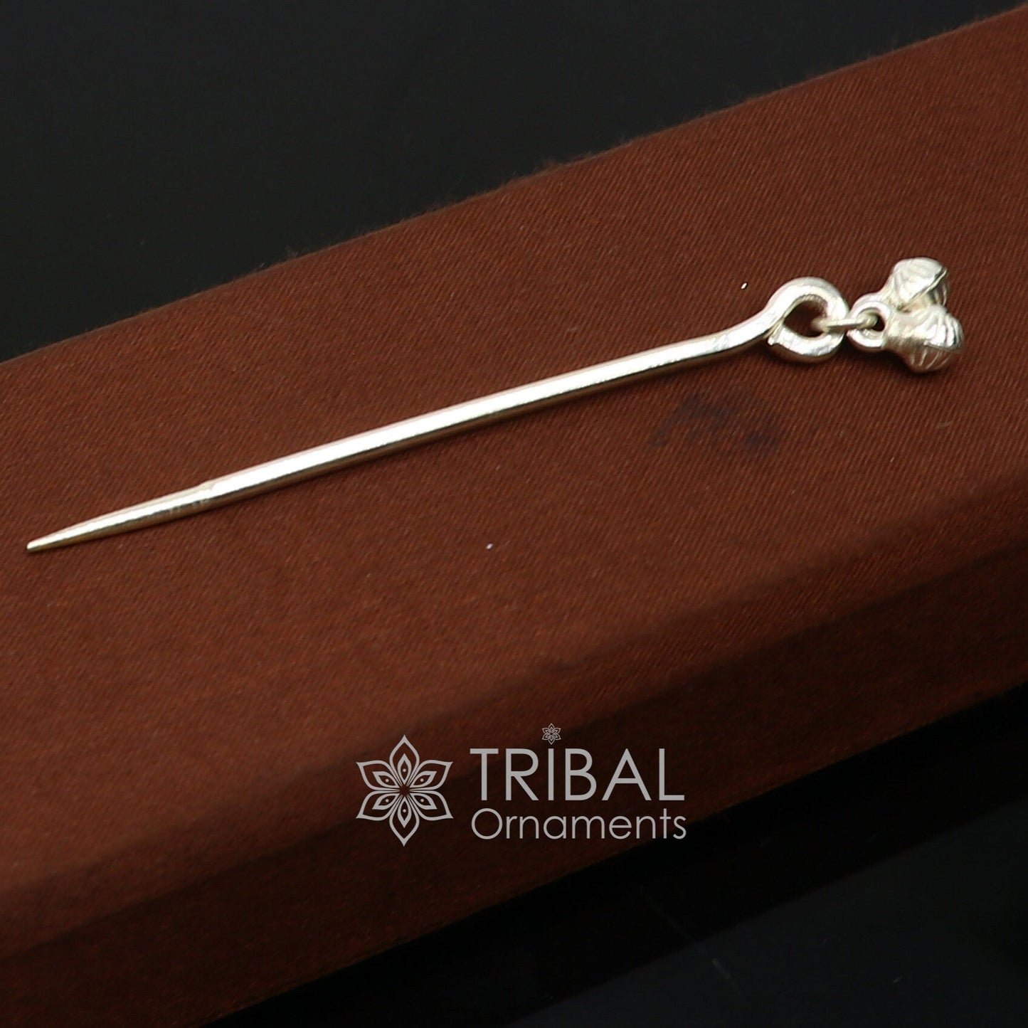 3 inches long handmade solid 925 sterling silver eyeliner stick, kajal sticks, surma stick, fabulous brides vintage style gift su1062 - TRIBAL ORNAMENTS