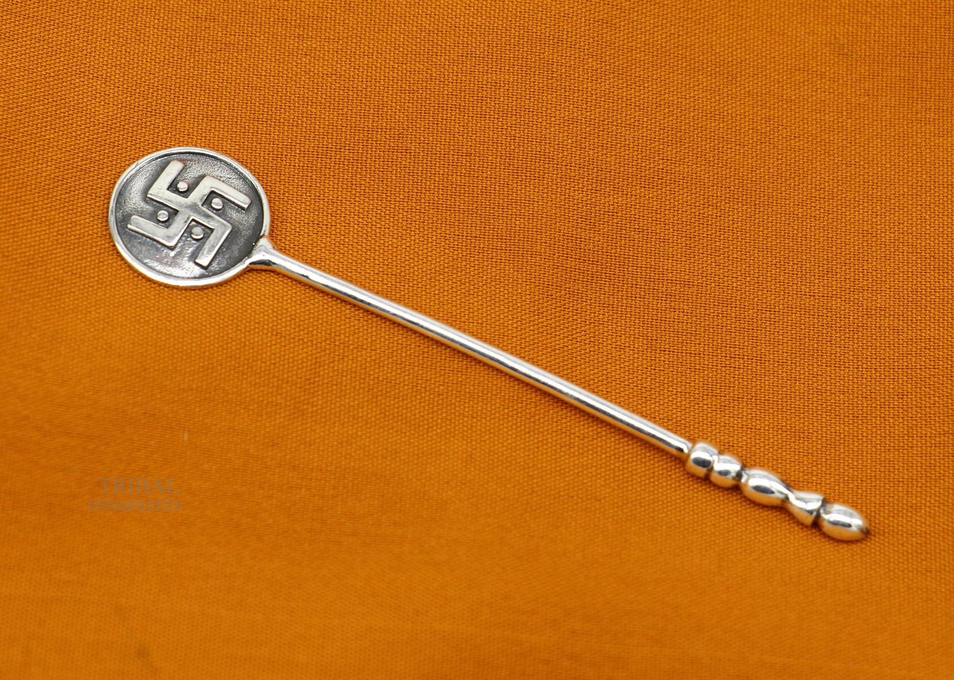 3" inches long handmade solid 925 sterling silver kum kum sticks, eyeliner stick, kajal sticks, surma stick, brides vintage style gift su653 - TRIBAL ORNAMENTS