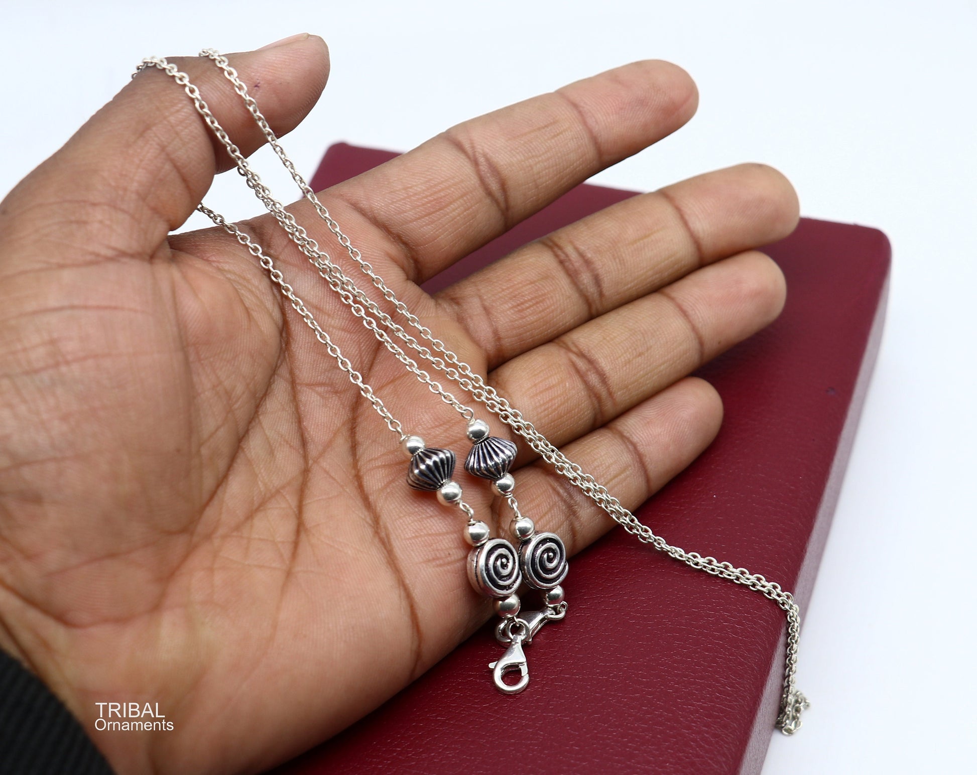 30" long Sterling silver Face Mask Chain ,Eyeglass Glasses Chains, cuban link chain Women Stylish Sunglass Eyeglass Cord mask chain ch139 - TRIBAL ORNAMENTS