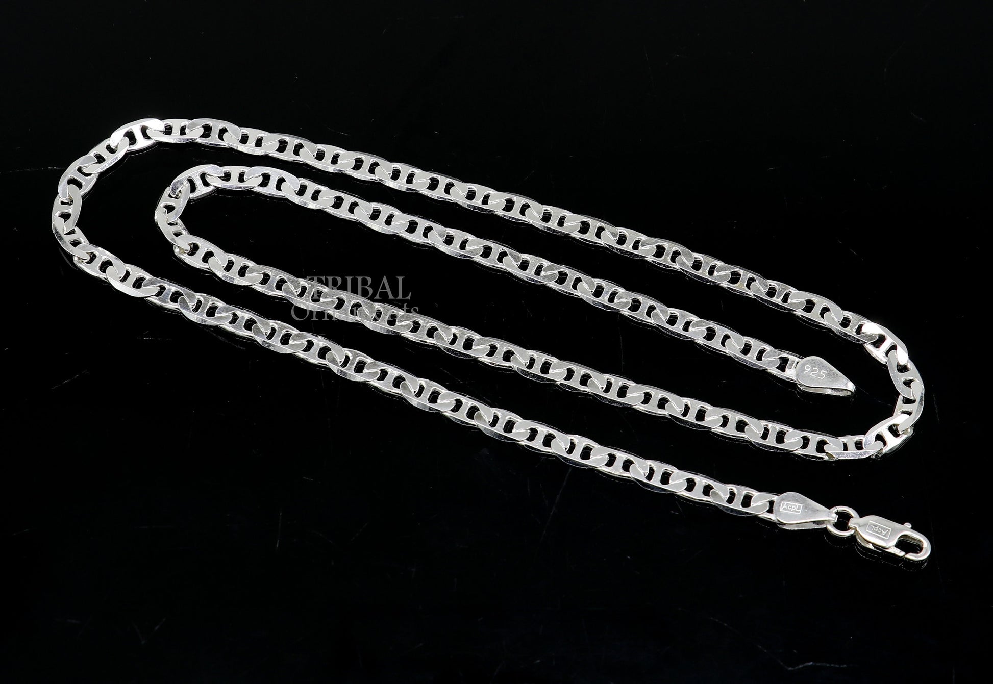 4.5mm 20" 925 sterling silver 925 sterling silver durable, versatile and trendy chain necklace for both men's and girls delicate chain ch221 - TRIBAL ORNAMENTS