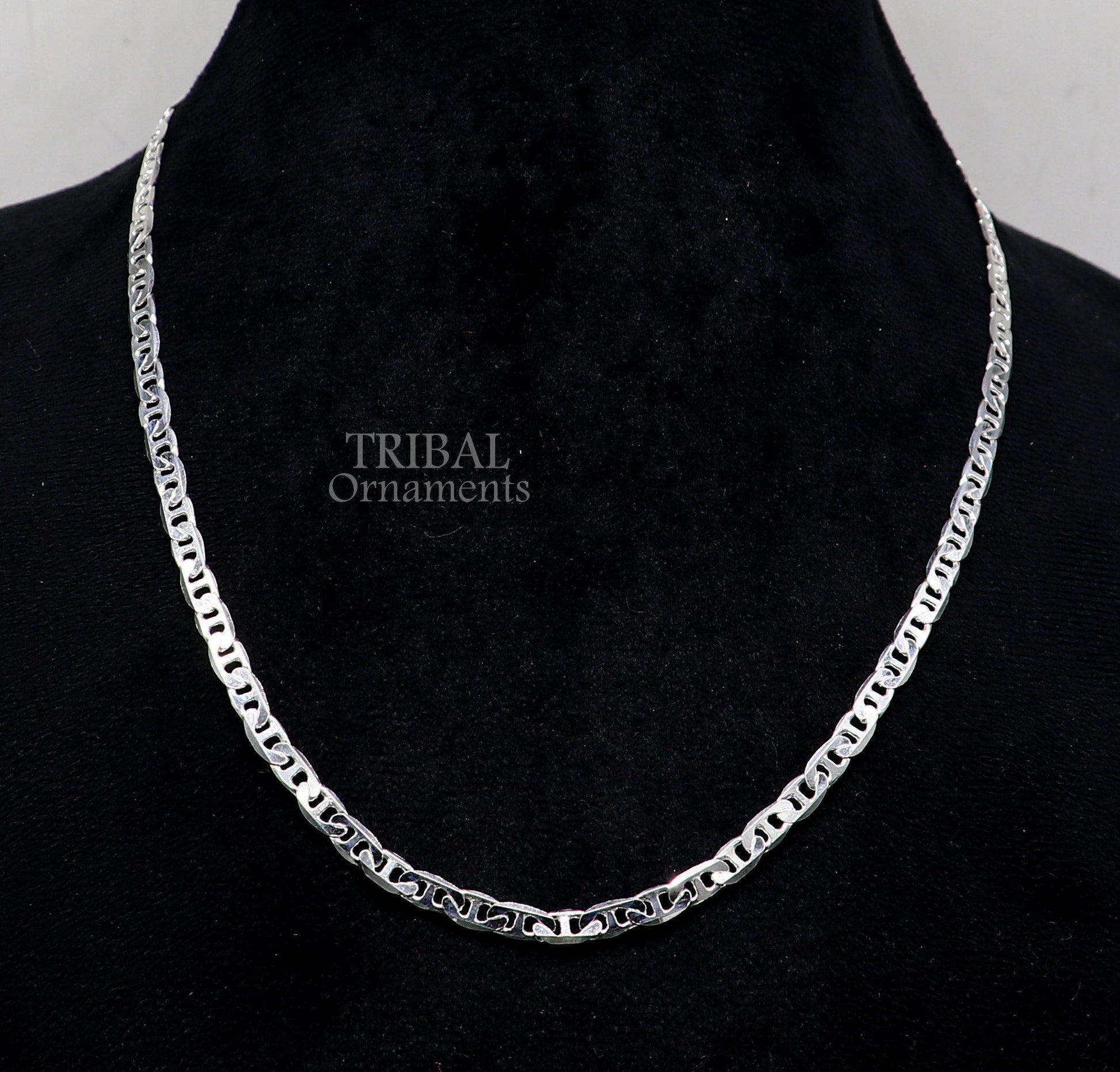 4.5mm 20" 925 sterling silver 925 sterling silver durable, versatile and trendy chain necklace for both men's and girls delicate chain ch221 - TRIBAL ORNAMENTS