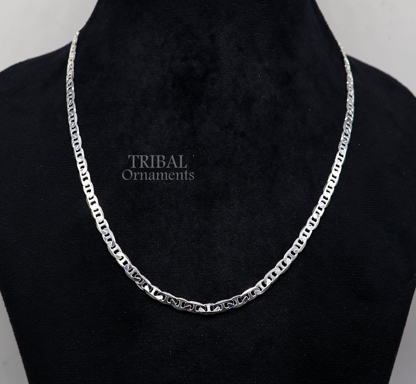 4.5mm 20" 925 sterling silver 925 sterling silver durable, versatile and trendy chain necklace for both men's and girls delicate chain ch221 - TRIBAL ORNAMENTS