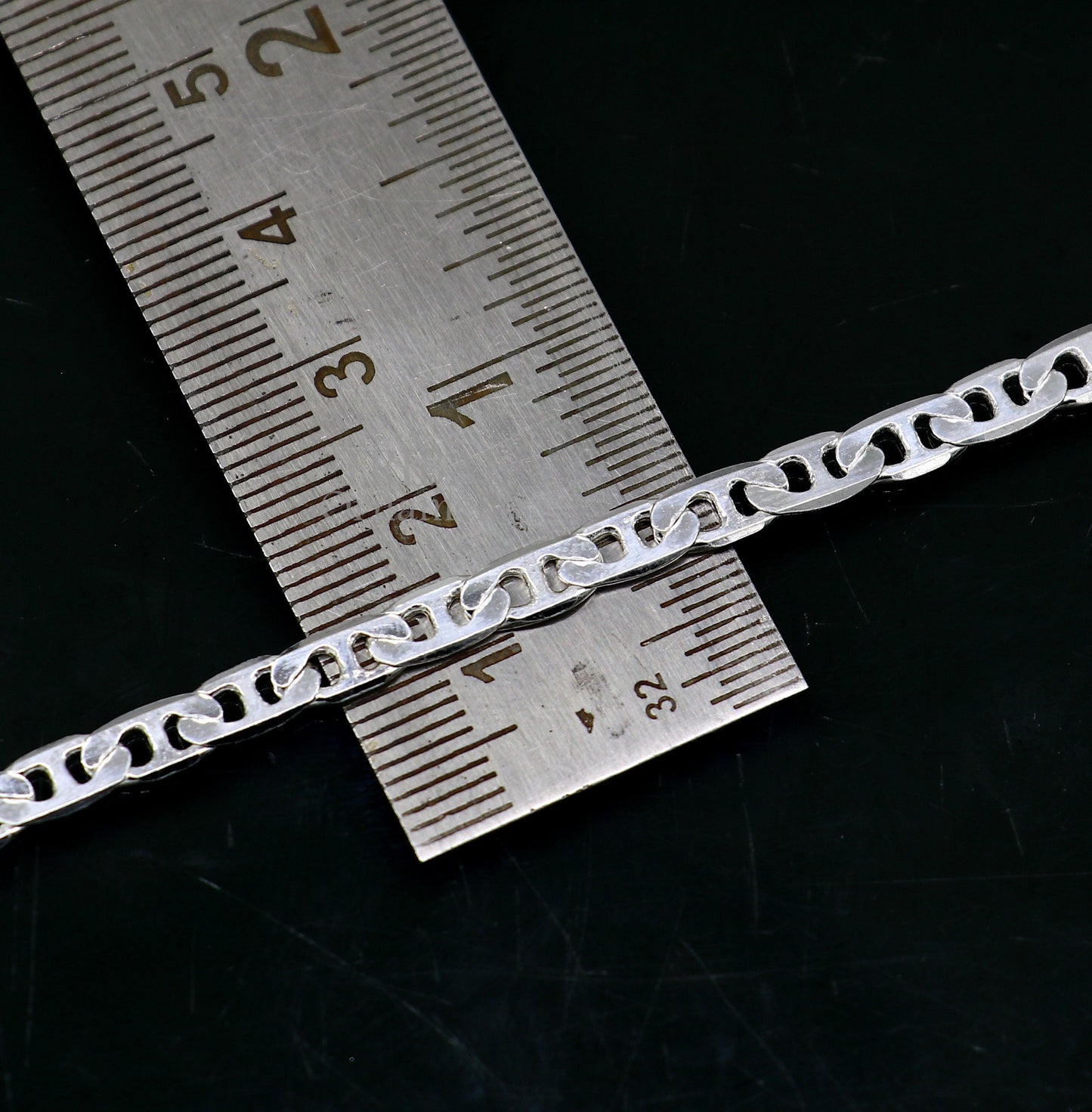 4.5mm 20" 925 sterling silver 925 sterling silver durable, versatile and trendy chain necklace for both men's and girls delicate chain ch221 - TRIBAL ORNAMENTS