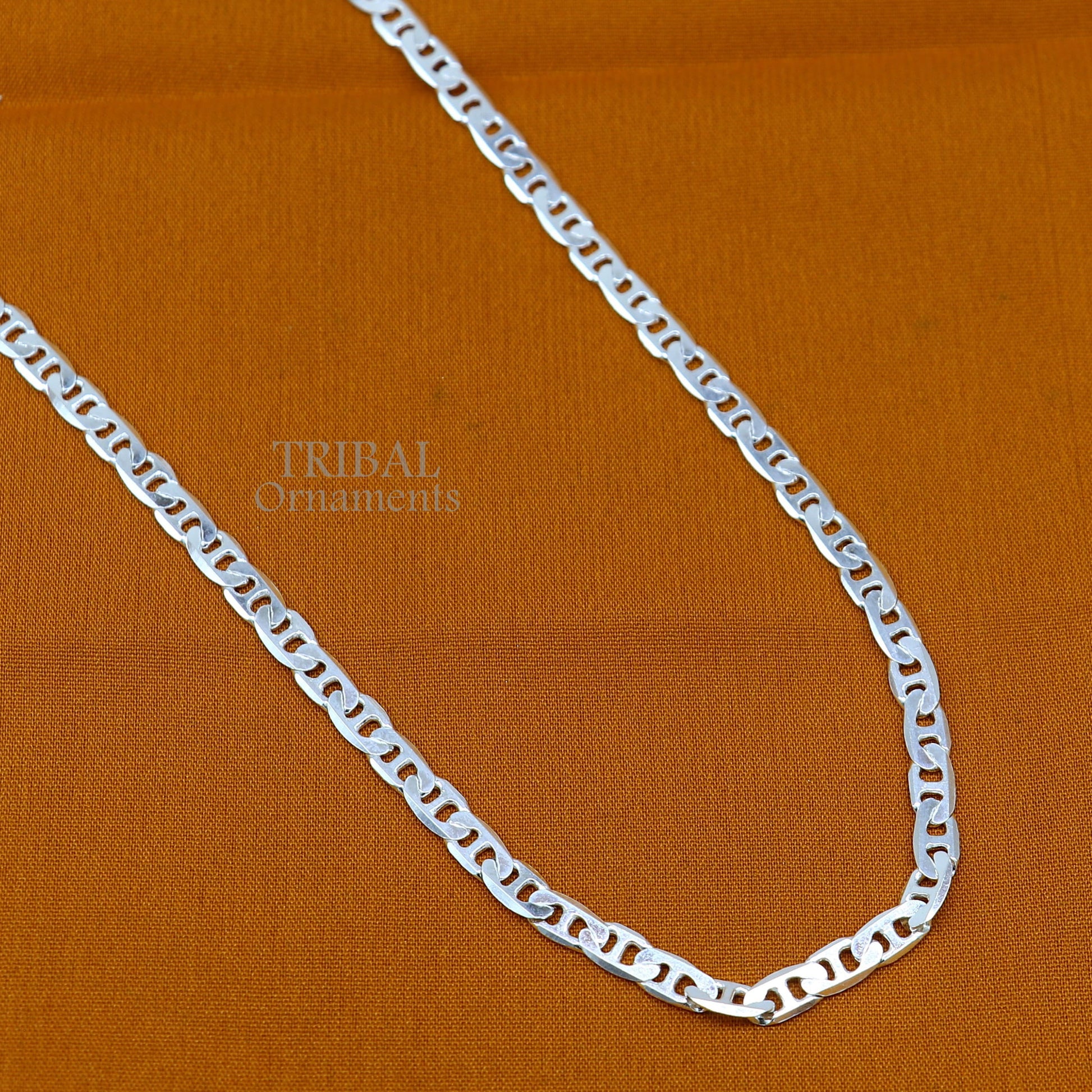 4.5mm 20" 925 sterling silver 925 sterling silver durable, versatile and trendy chain necklace for both men's and girls delicate chain ch221 - TRIBAL ORNAMENTS