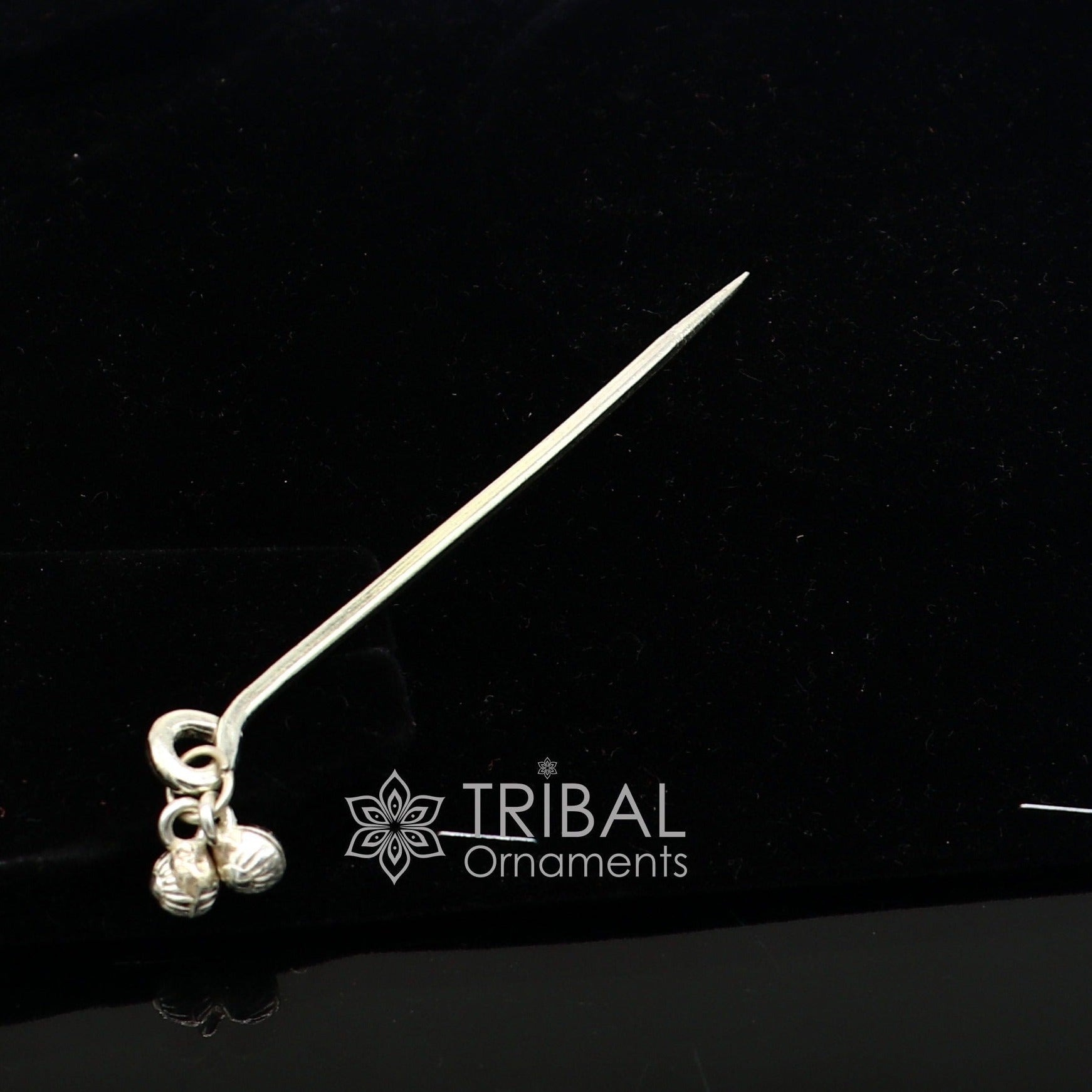4 inches long handmade solid 925 sterling silver eyeliner stick, kajal sticks, surma stick, fabulous brides vintage style gift su1061 - TRIBAL ORNAMENTS