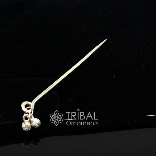 4 inches long handmade solid 925 sterling silver eyeliner stick, kajal sticks, surma stick, fabulous brides vintage style gift su1061 - TRIBAL ORNAMENTS