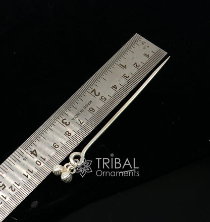 4 inches long handmade solid 925 sterling silver eyeliner stick, kajal sticks, surma stick, fabulous brides vintage style gift su1061 - TRIBAL ORNAMENTS
