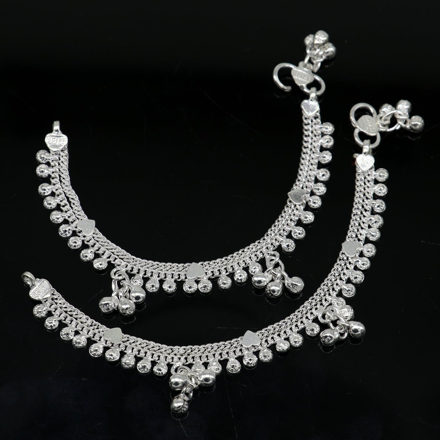 5.5" inches long custom design amazing stunning baby anklets, special gift for your princes baby charm anklets foot bracelet ank369 - TRIBAL ORNAMENTS