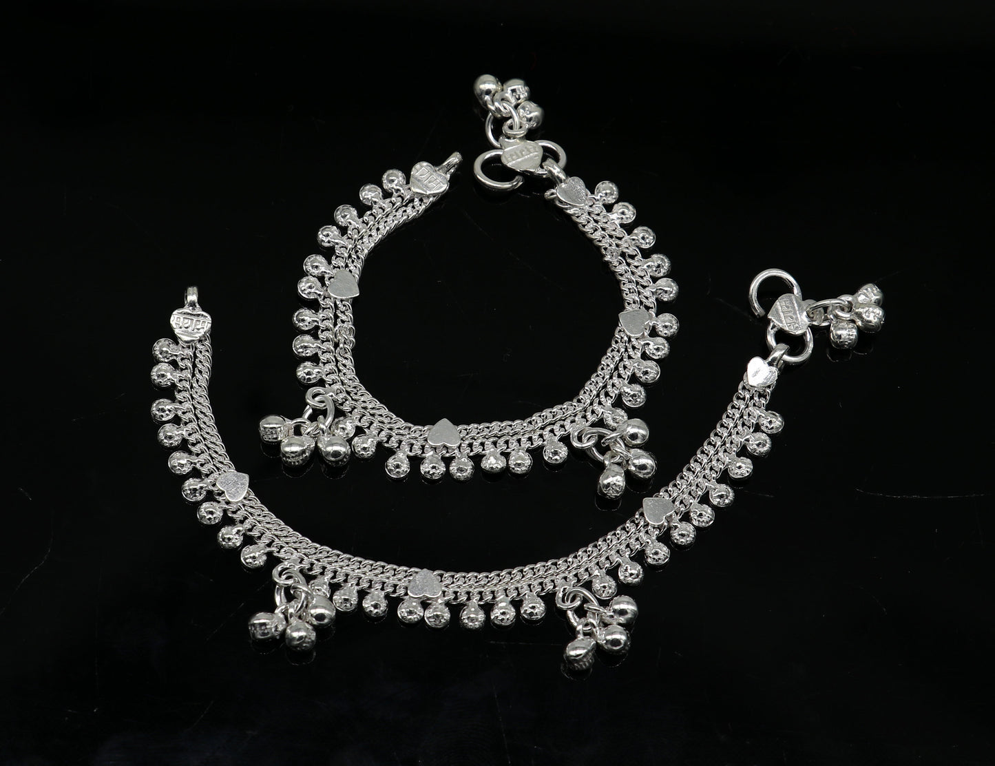 5.5" inches long custom design amazing stunning baby anklets, special gift for your princes baby charm anklets foot bracelet ank369 - TRIBAL ORNAMENTS