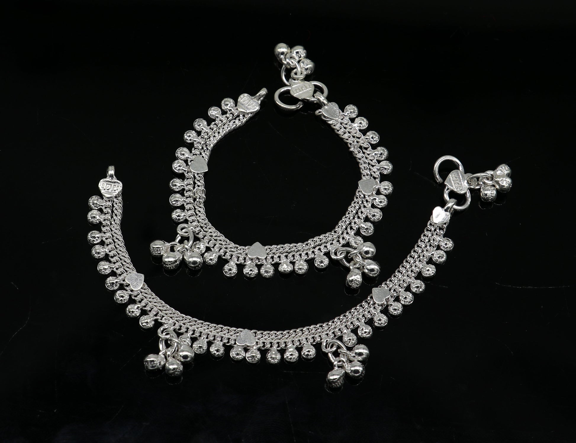 5.5" inches long custom design amazing stunning baby anklets, special gift for your princes baby charm anklets foot bracelet ank369 - TRIBAL ORNAMENTS