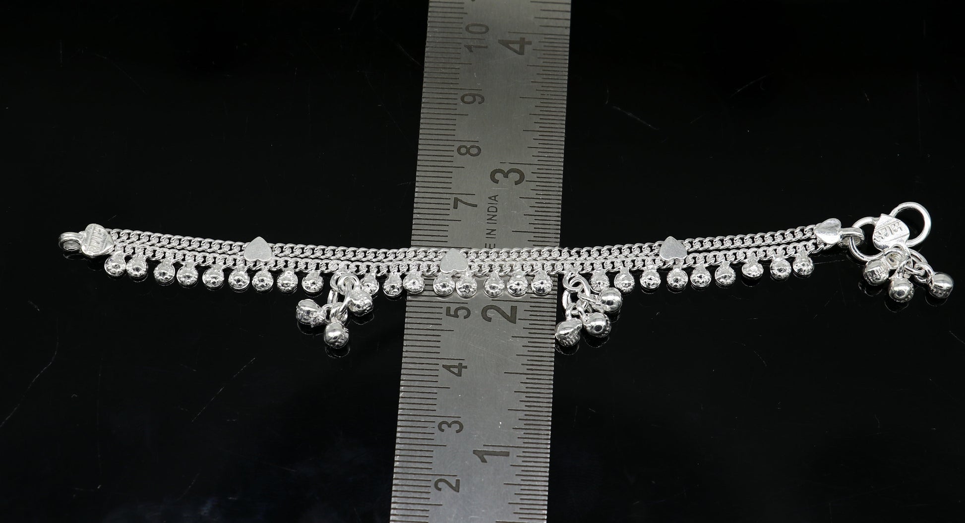 5.5" inches long custom design amazing stunning baby anklets, special gift for your princes baby charm anklets foot bracelet ank369 - TRIBAL ORNAMENTS