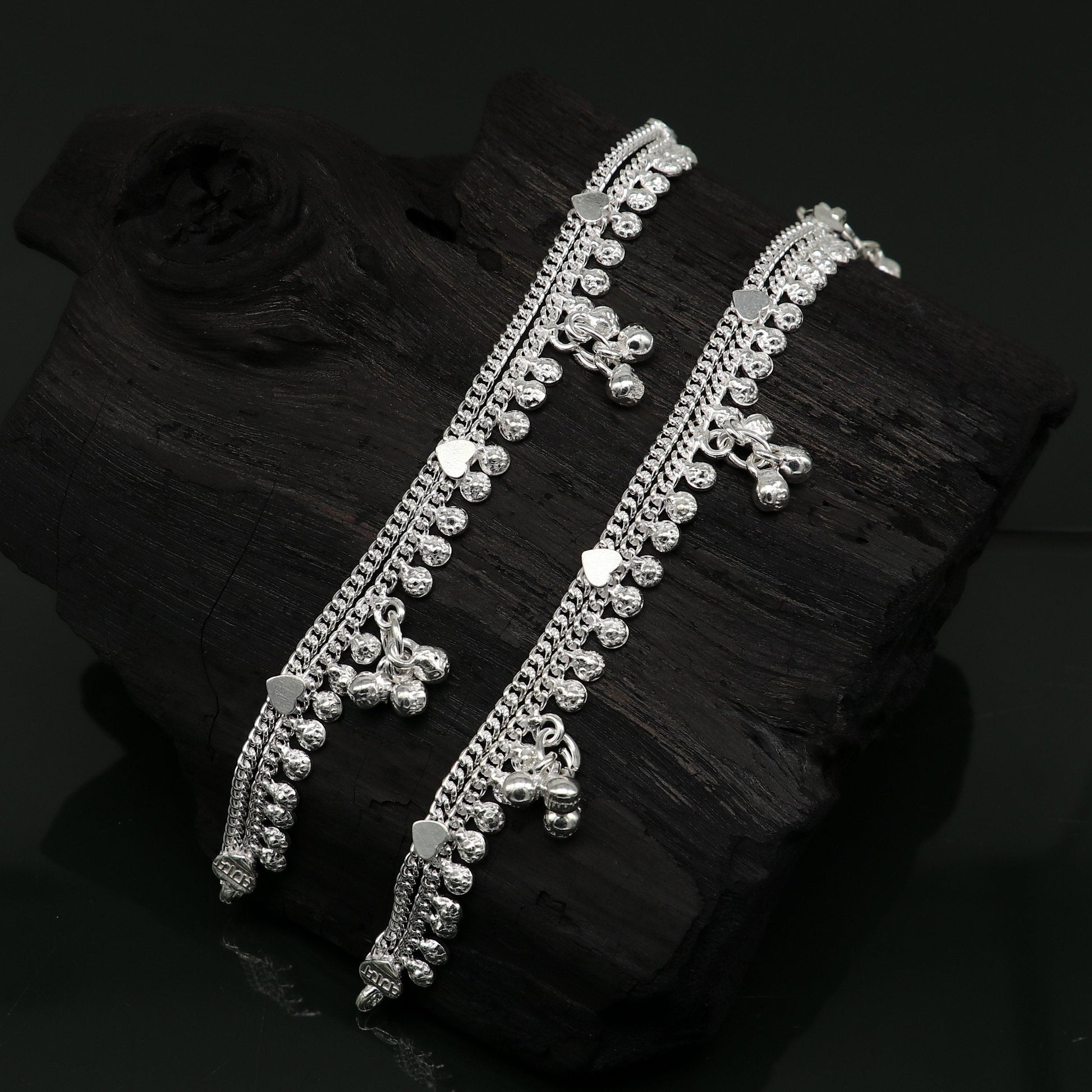 5.5" inches long custom design amazing stunning baby anklets, special gift for your princes baby charm anklets foot bracelet ank369 - TRIBAL ORNAMENTS