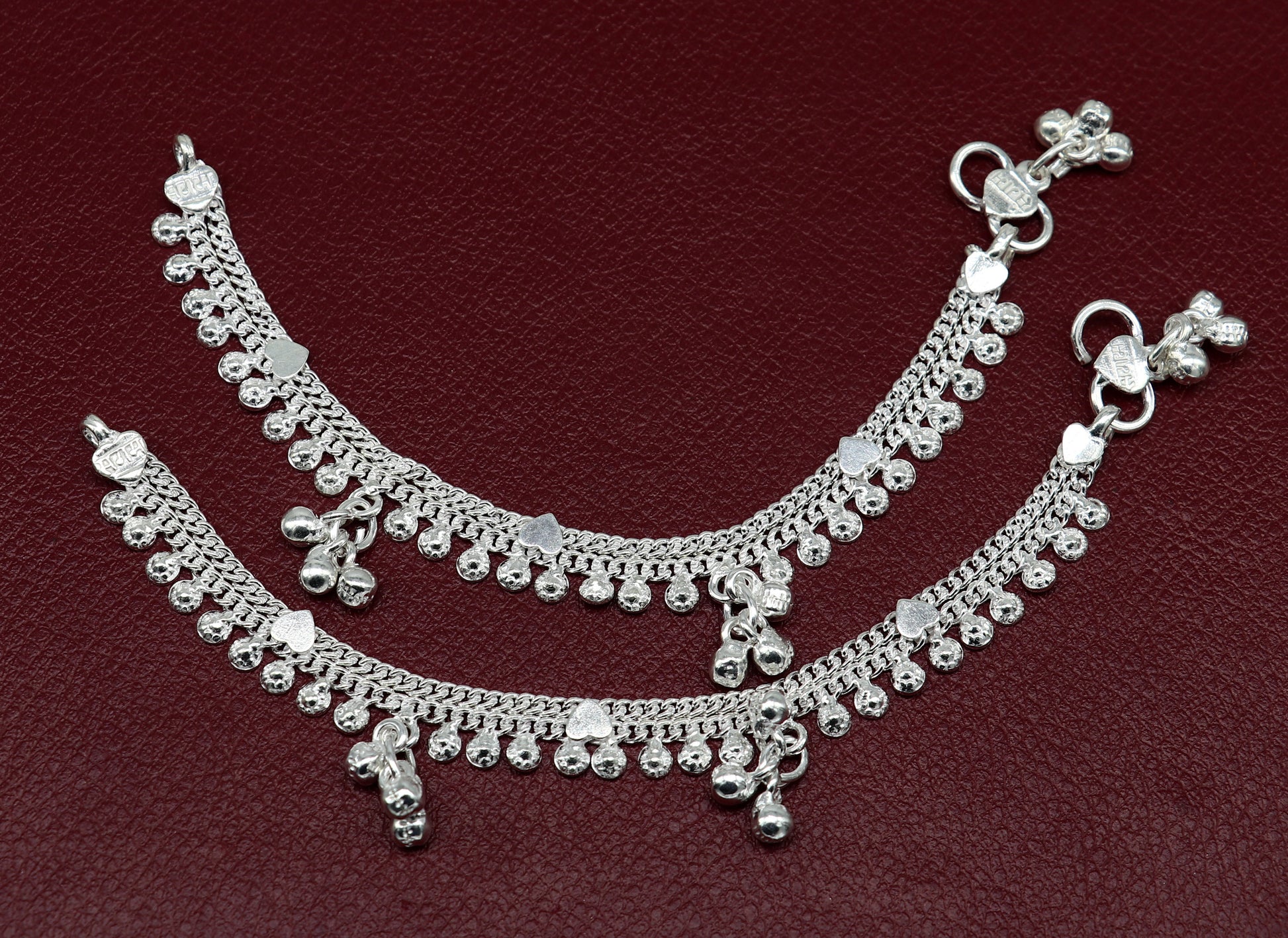 5.5" inches long custom design amazing stunning baby anklets, special gift for your princes baby charm anklets foot bracelet ank369 - TRIBAL ORNAMENTS