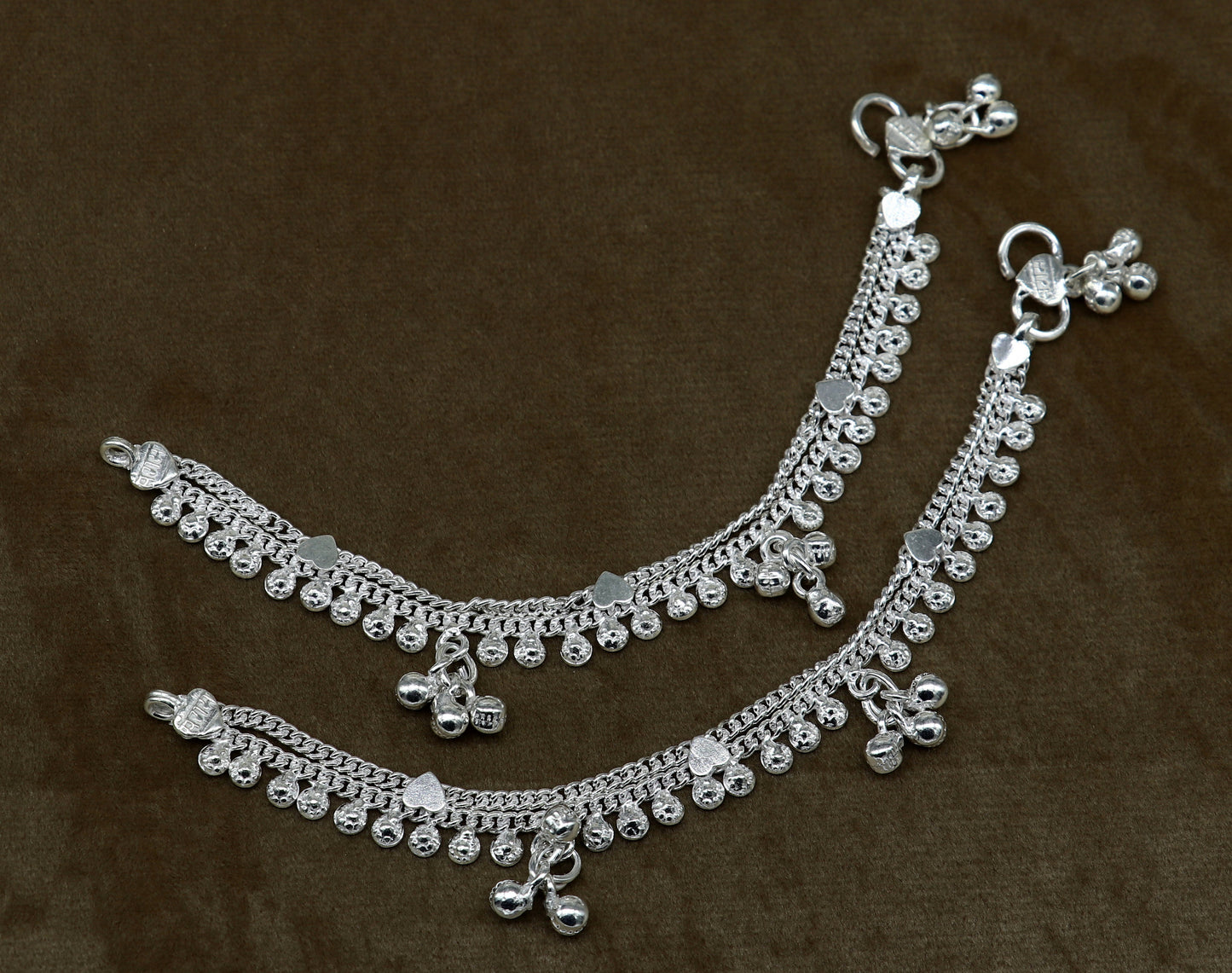 5.5" inches long custom design amazing stunning baby anklets, special gift for your princes baby charm anklets foot bracelet ank369 - TRIBAL ORNAMENTS