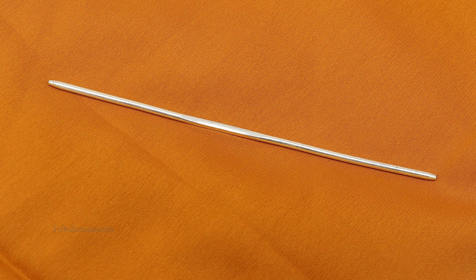 5" inches long handmade solid sterling silver eyeliner stick, kajal sticks, surma stick, fabulous brides vintage style gift su470 - TRIBAL ORNAMENTS