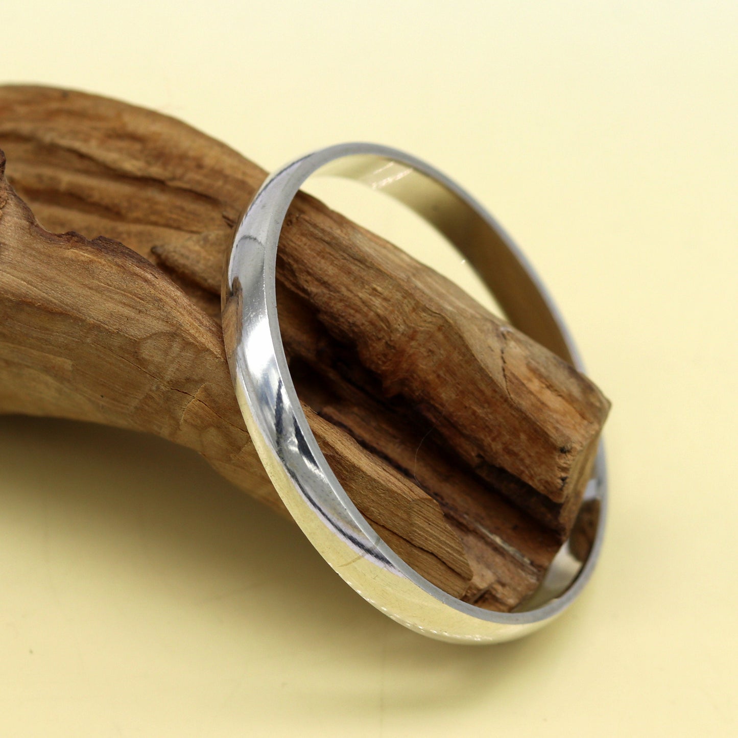 5mm Sterling silver handmade solid kada baby bracelet bangle for unisex, amazing sikha, punjabi kada, solid silver kids jewelry nsk325 - TRIBAL ORNAMENTS