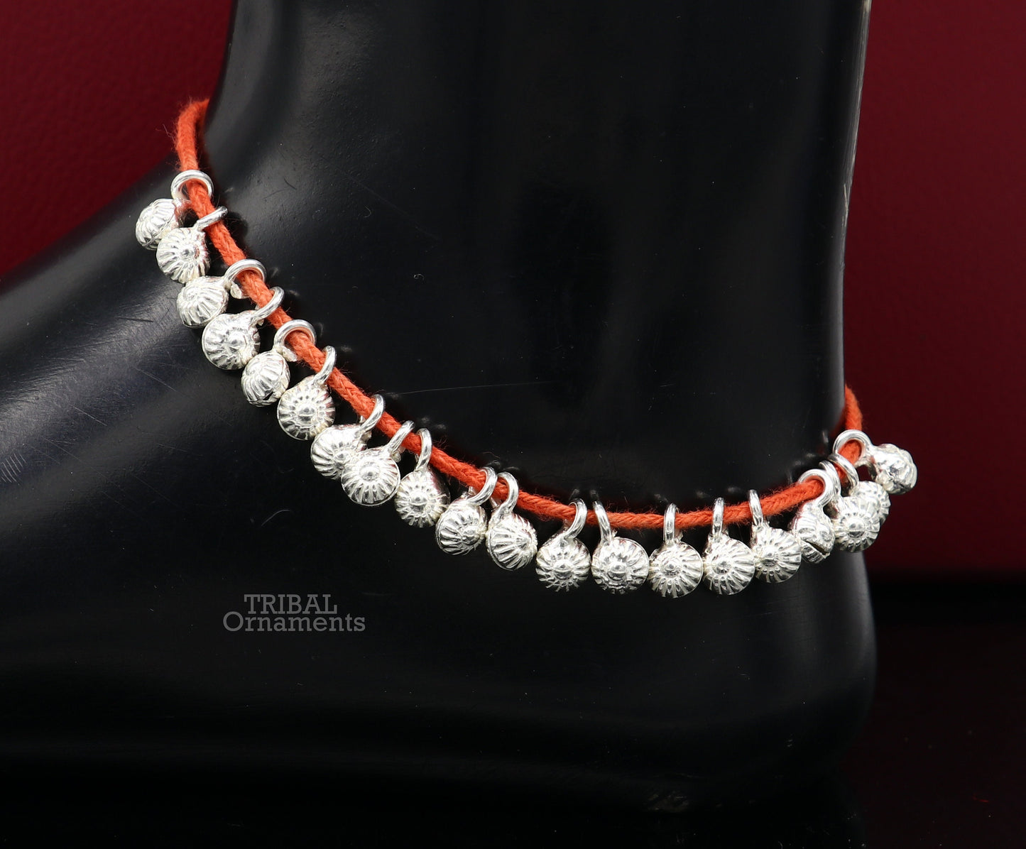 6 mm tiny hanging jingling bells lot 20 pieces 925 sterling silver fabulous beads or hanging drops for custom jewelry making lose beads bd20 - TRIBAL ORNAMENTS