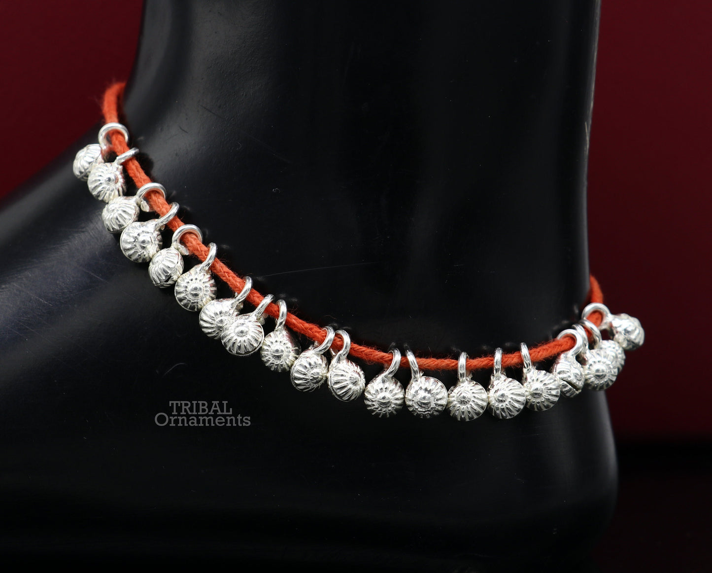 6 mm tiny hanging jingling bells lot 20 pieces 925 sterling silver fabulous beads or hanging drops for custom jewelry making lose beads bd20 - TRIBAL ORNAMENTS