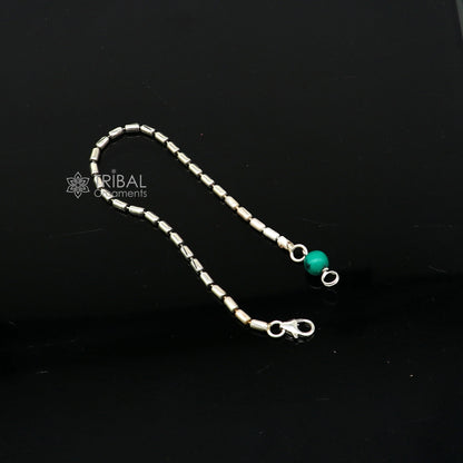 925 sterling silver handmade flexible tribal bracelet for girls or boys, vintage design, customized jewelry by Tribal Ornaments