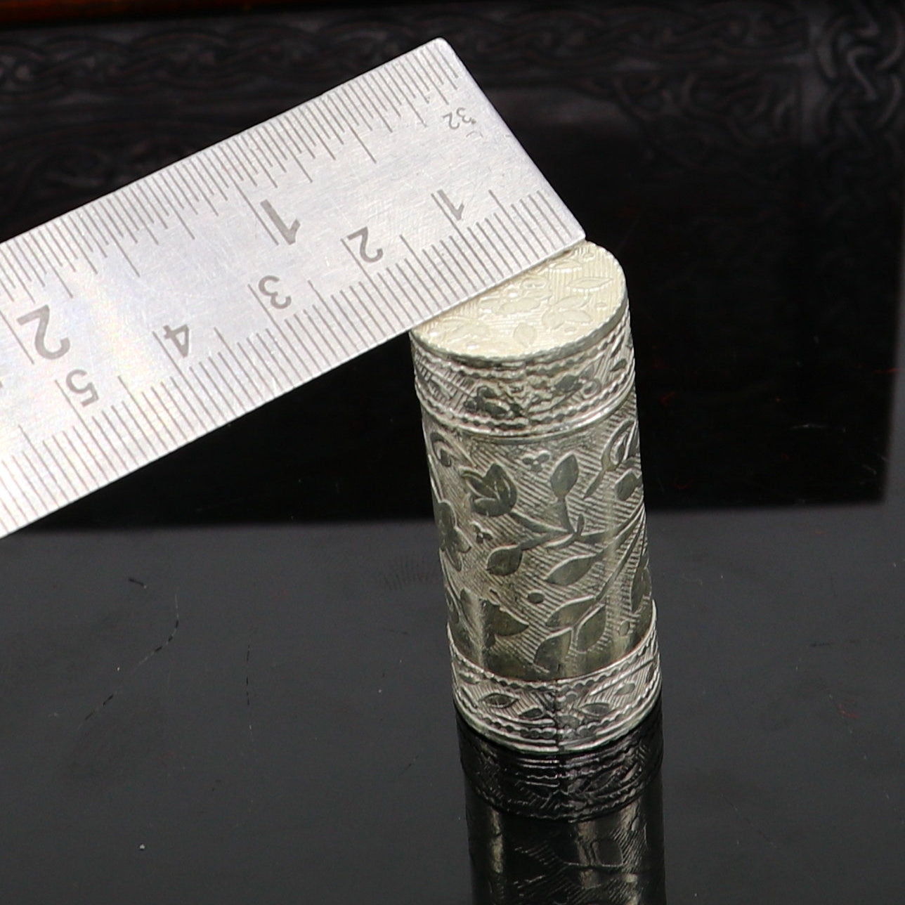 925 fine solid silver handmade small tobacco box, fennel box office & home, storage box silver utensils, silver box, men's accessories su152 - TRIBAL ORNAMENTS