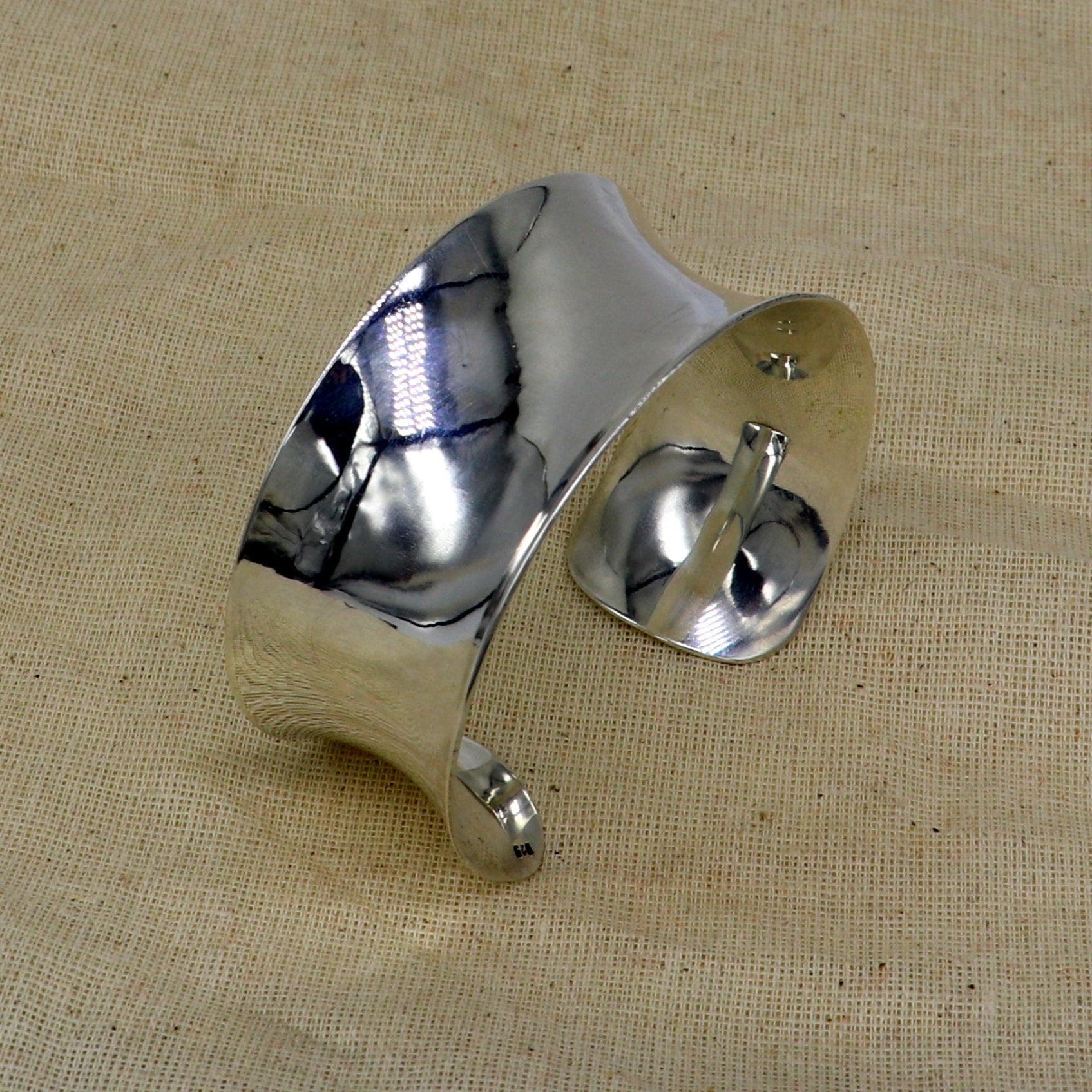 925 fine sterling silver gorgeous unique curved design bright shiny, new trendy fancy Bollywood style elegant cuff bangle bracelet cuff17 - TRIBAL ORNAMENTS