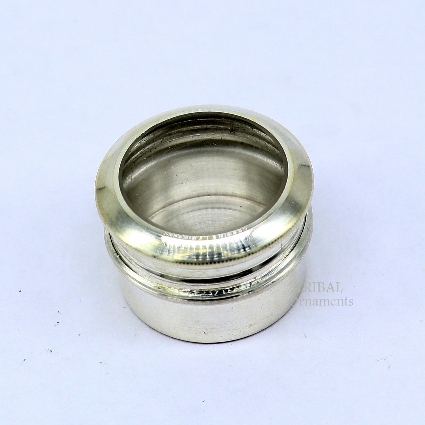 999 pure silver handmade small kajal box, Tobacco box, storage box silver utensils, silver box, personal box men's accessories stb744 - TRIBAL ORNAMENTS